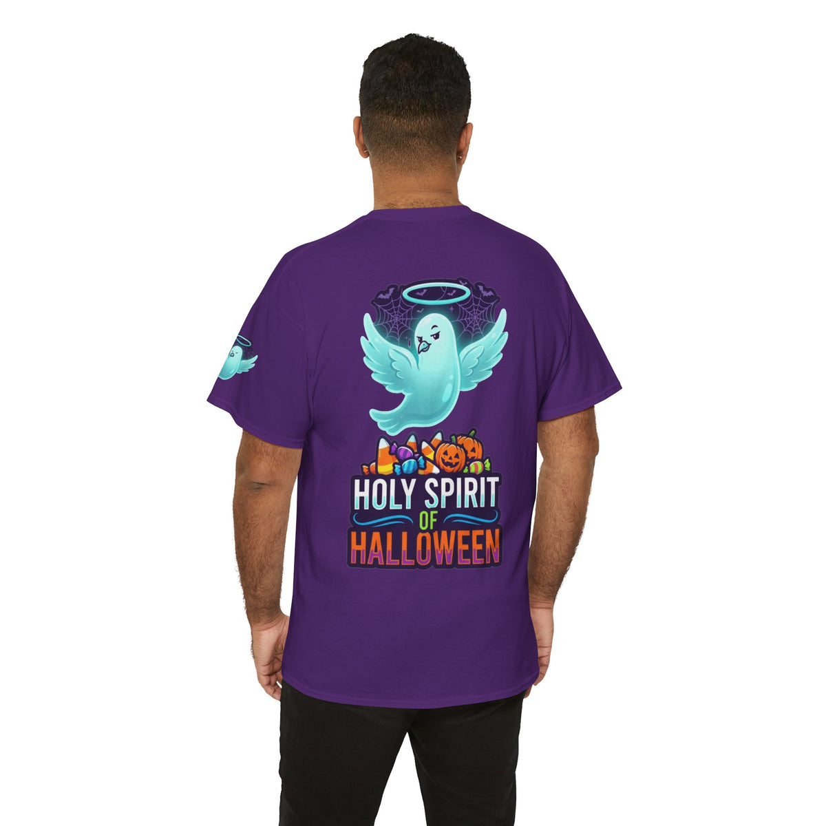 Color: Purple | Holy Spirit of Halloween Premium Graphic Tee