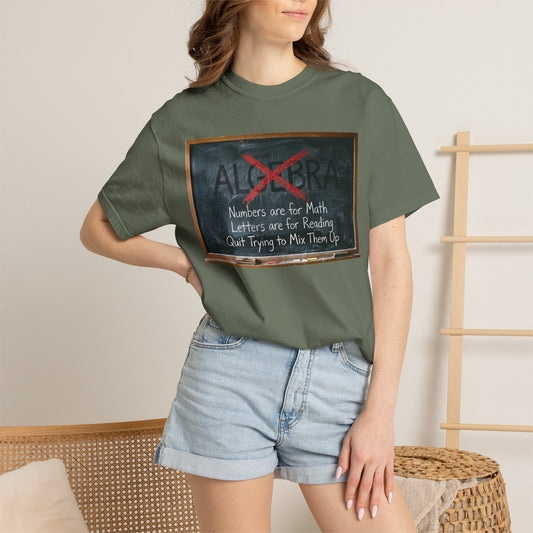 "Algebra" Unisex Garment-Dyed Tee