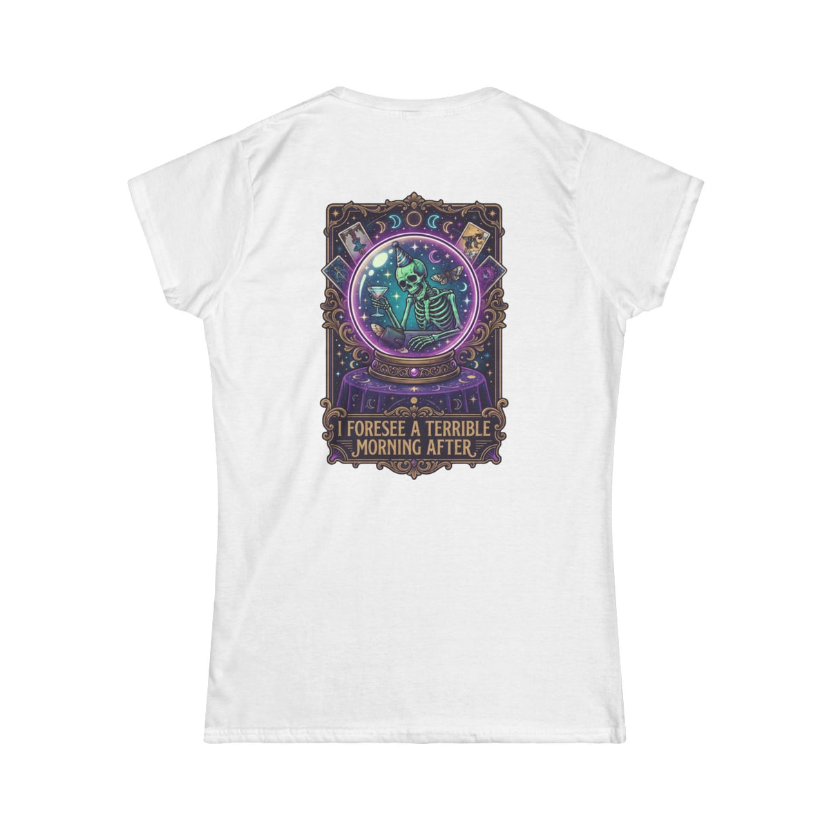 Color: White | I Foresee A Terrible Morning After Women's Tee