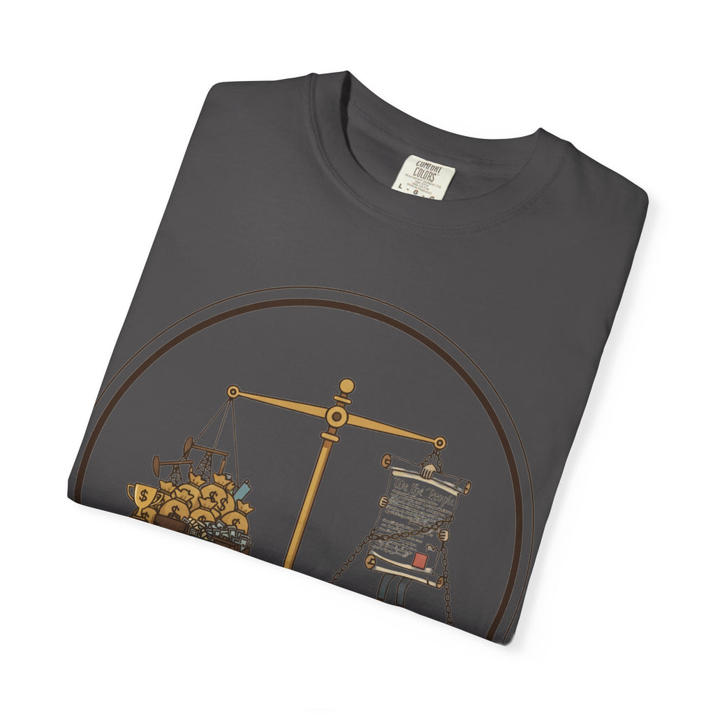 "The Economic Balance" Unisex Garment-Dyed T-shirt