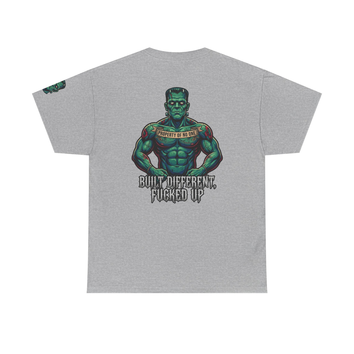 Color: Sport Grey | Built Different Premium Graphic Tee