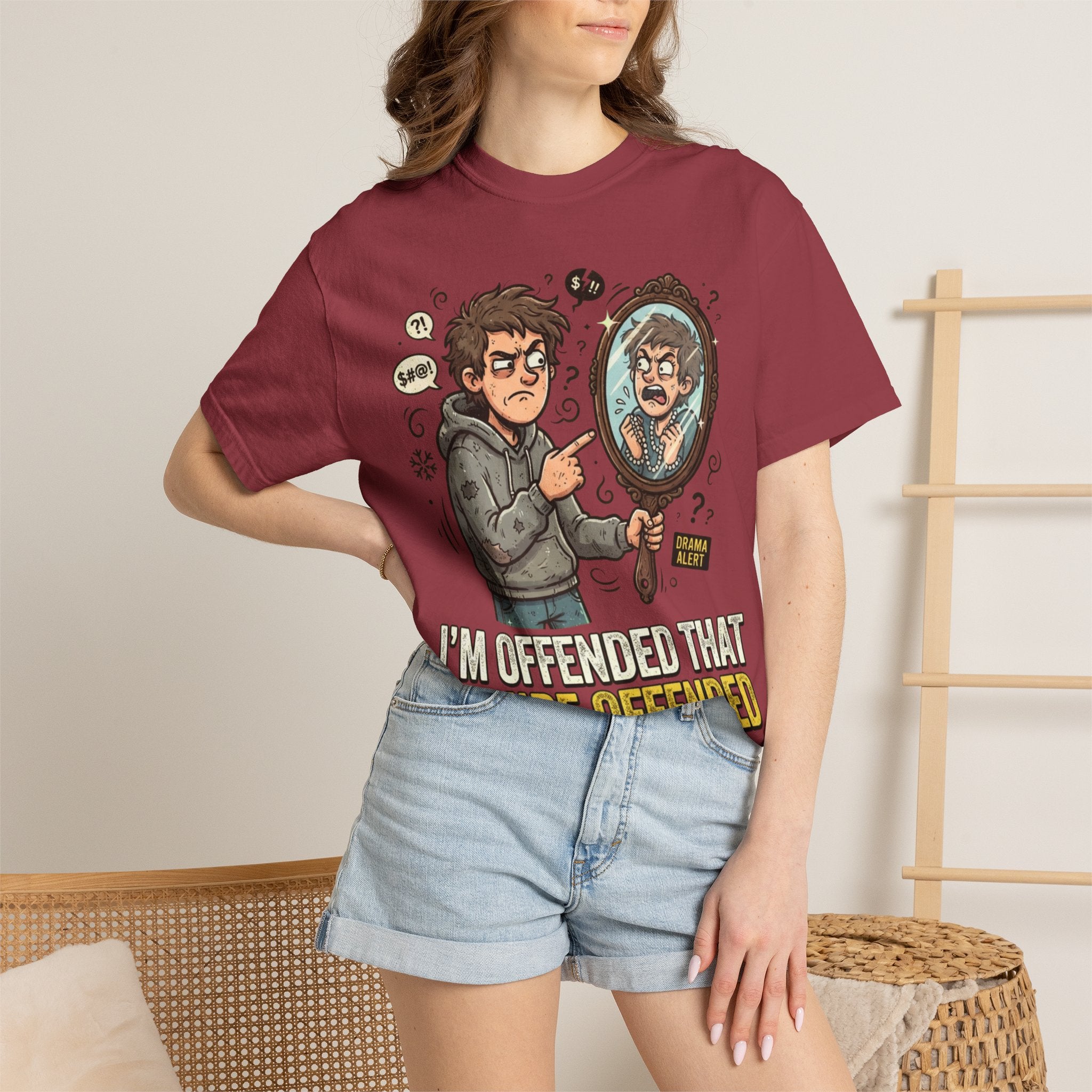 "I'm Offended That You're Offended" Unisex Garment-Dyed Tee
