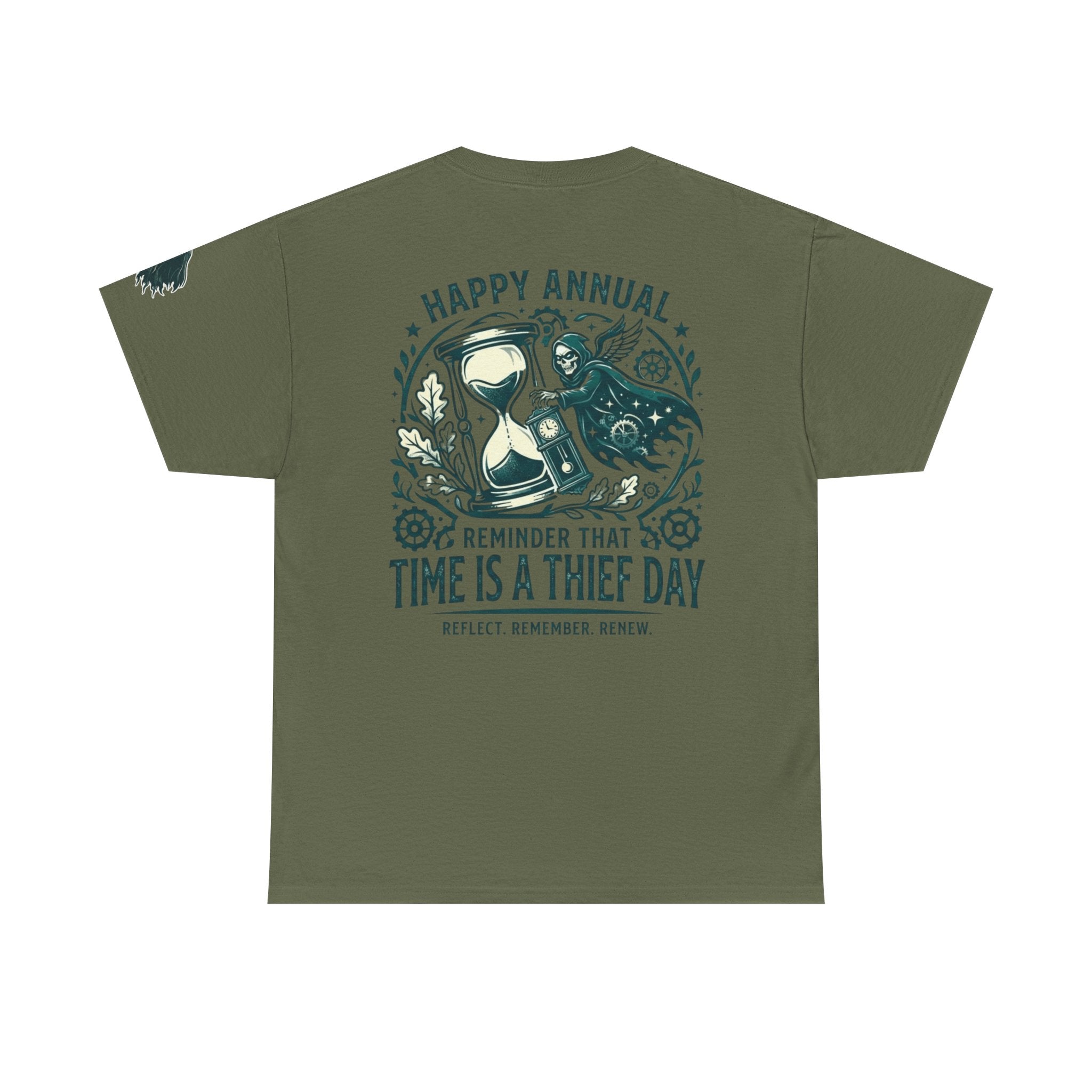 "Time Is A Thief Day" Premium Graphic Tee