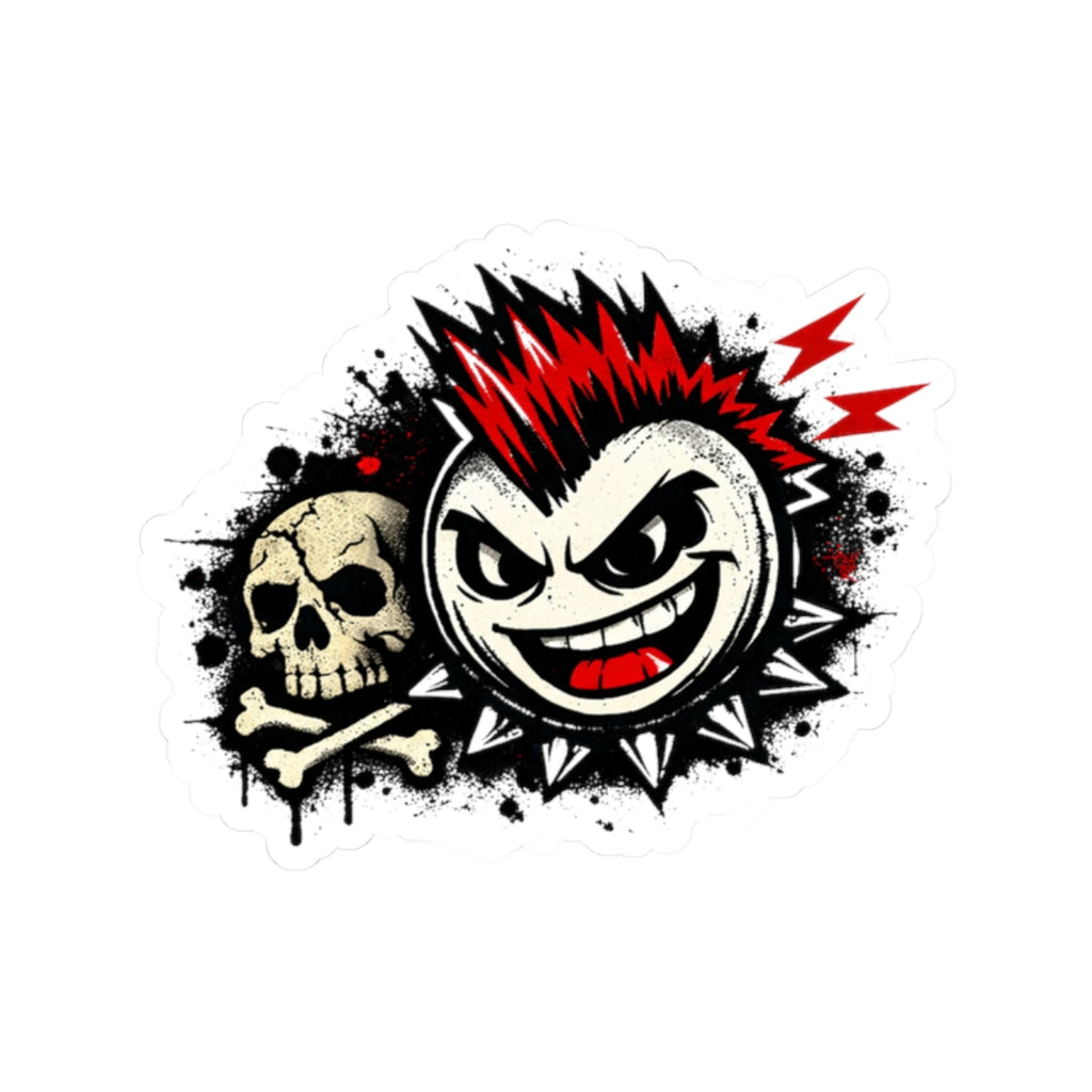 Pure Uncut Attitude | Kiss-Cut Sticker — AttitudeShirts