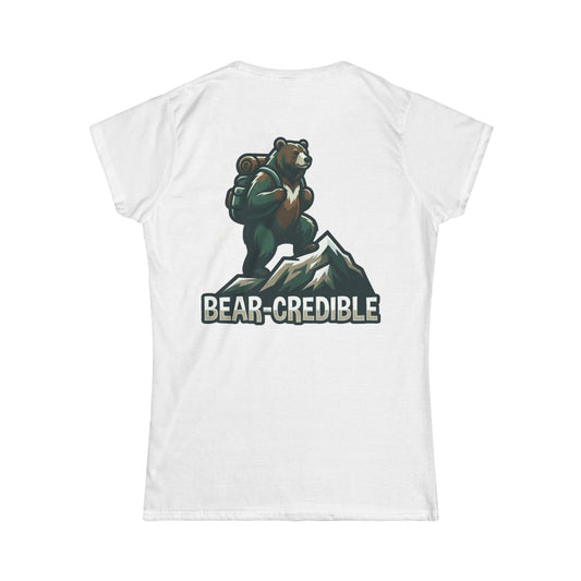 Color: White | Bear Credible Women's Tee