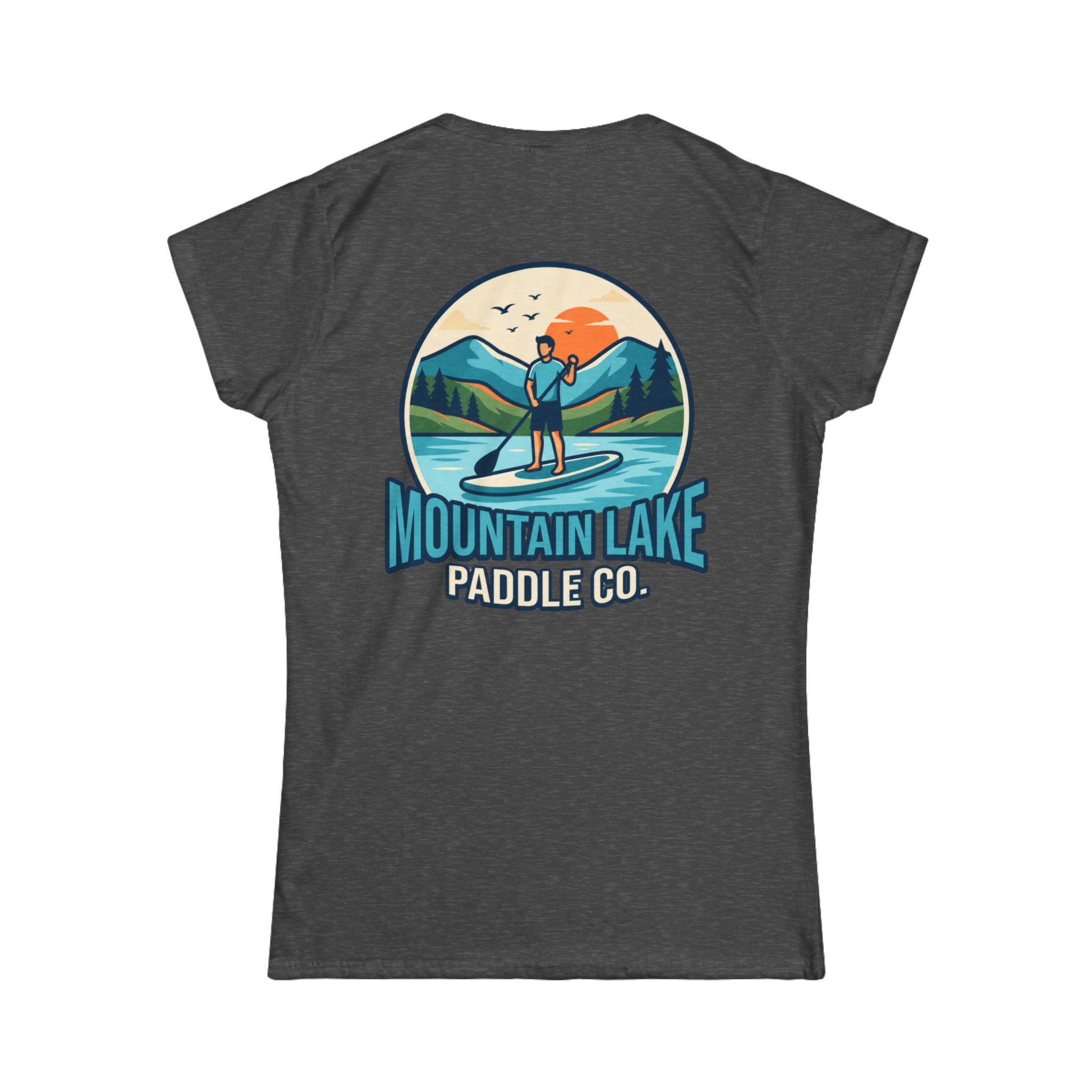 "Mountain Lake Paddle Board" Women's Tee