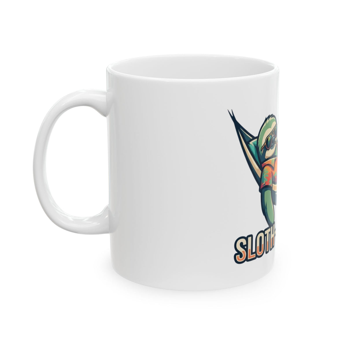 "Sloth Credible" White Ceramic Mug