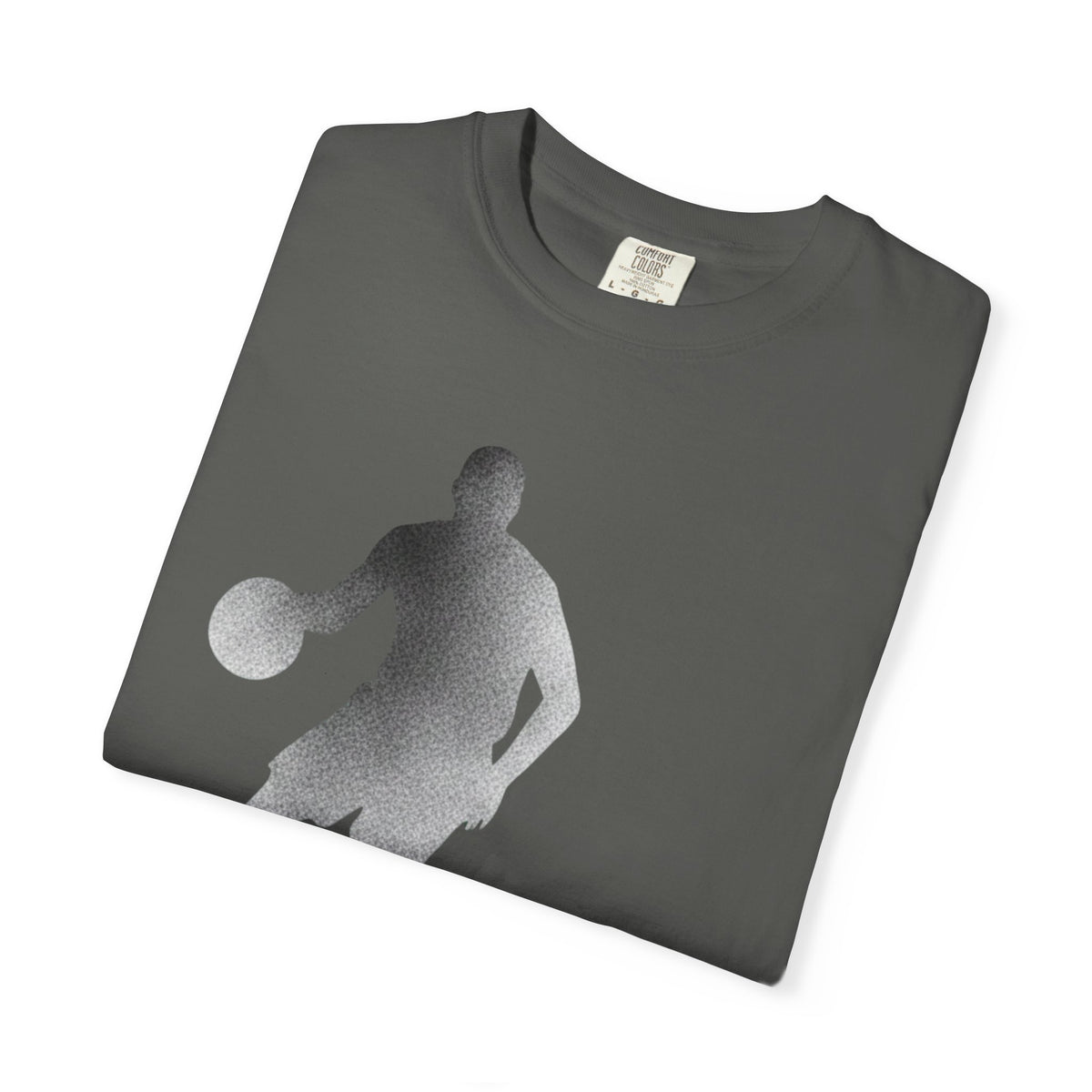 Color: Pepper | Church Basketball: High Court Unisex Garment-Dyed T-shirt