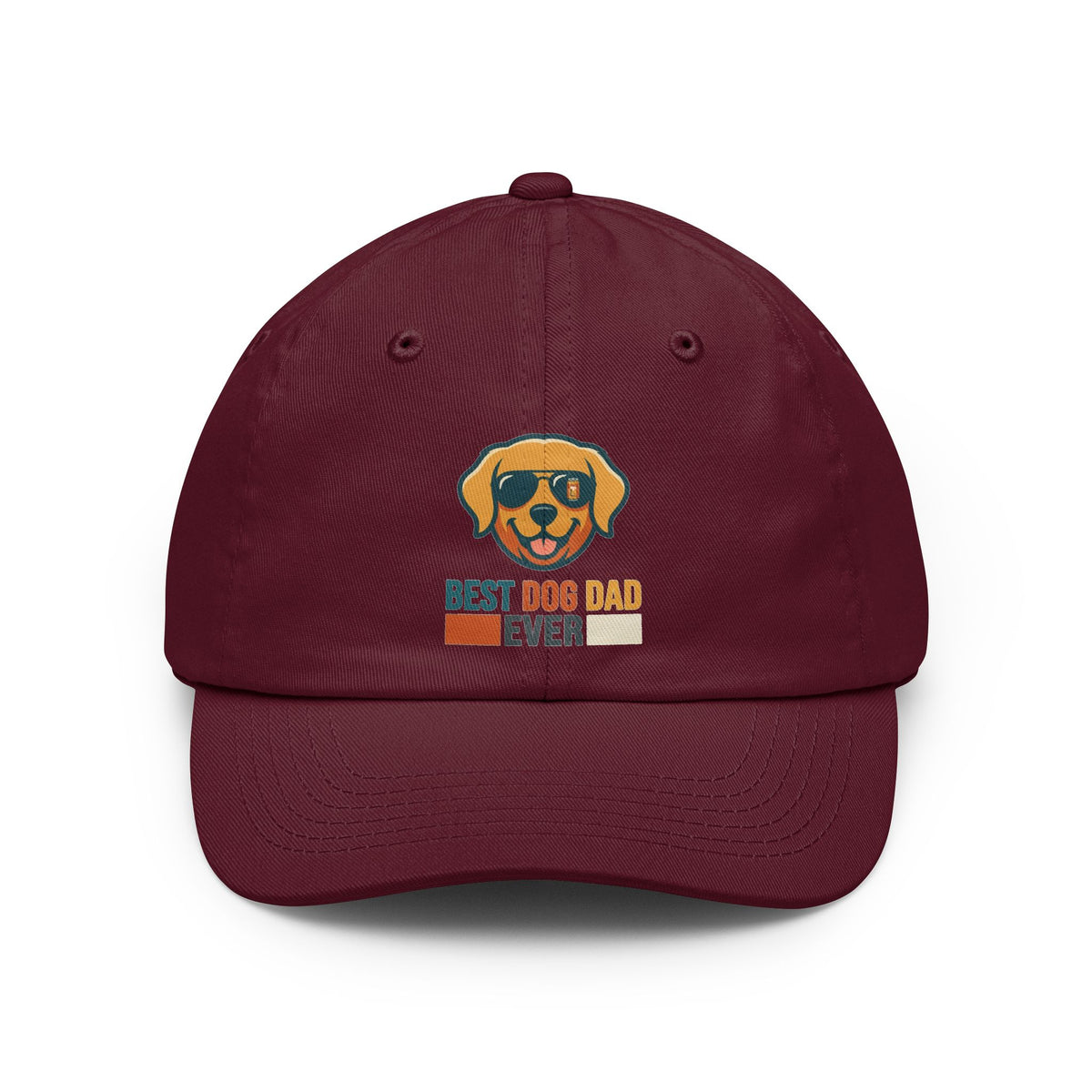 Color: Maroon | Best Dog Dad Cap