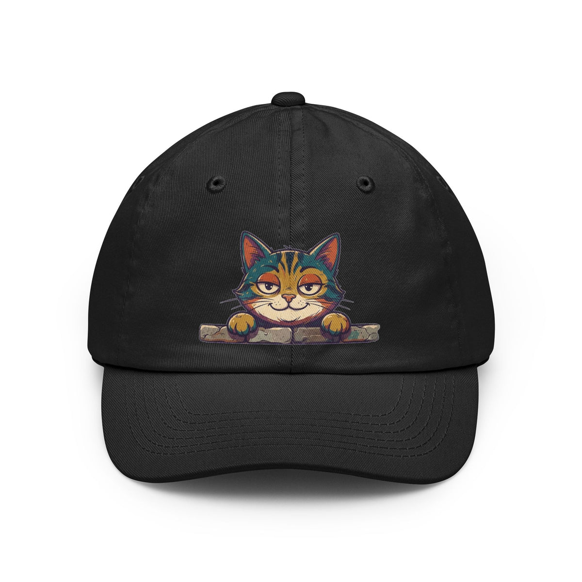 Color: Black | I Didn't Do It Dad Hat — Graphic