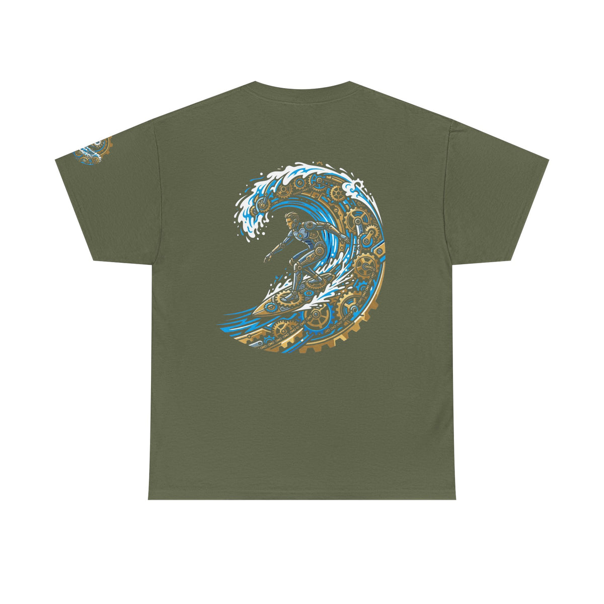 Color: Military Green | Time Surfer Premium Graphic Tee
