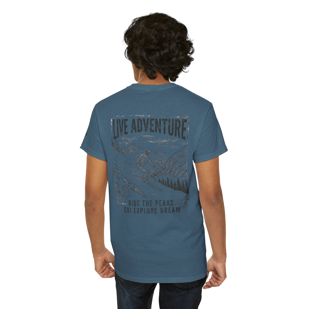 "Live Adventure - Ski" Premium Graphic Tee