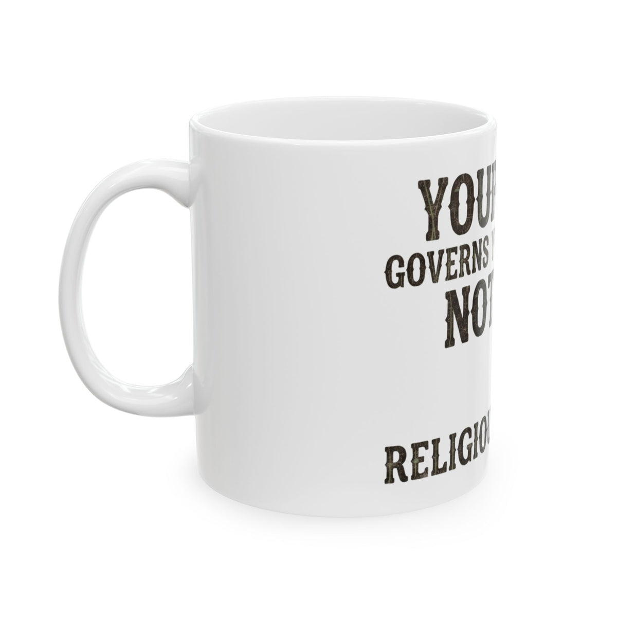 "Religious Freedom" White Ceramic Mug