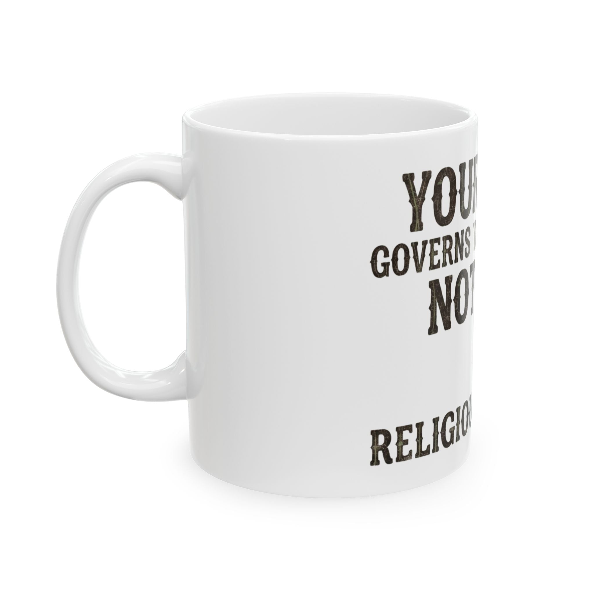 "Religious Freedom" White Ceramic Mug