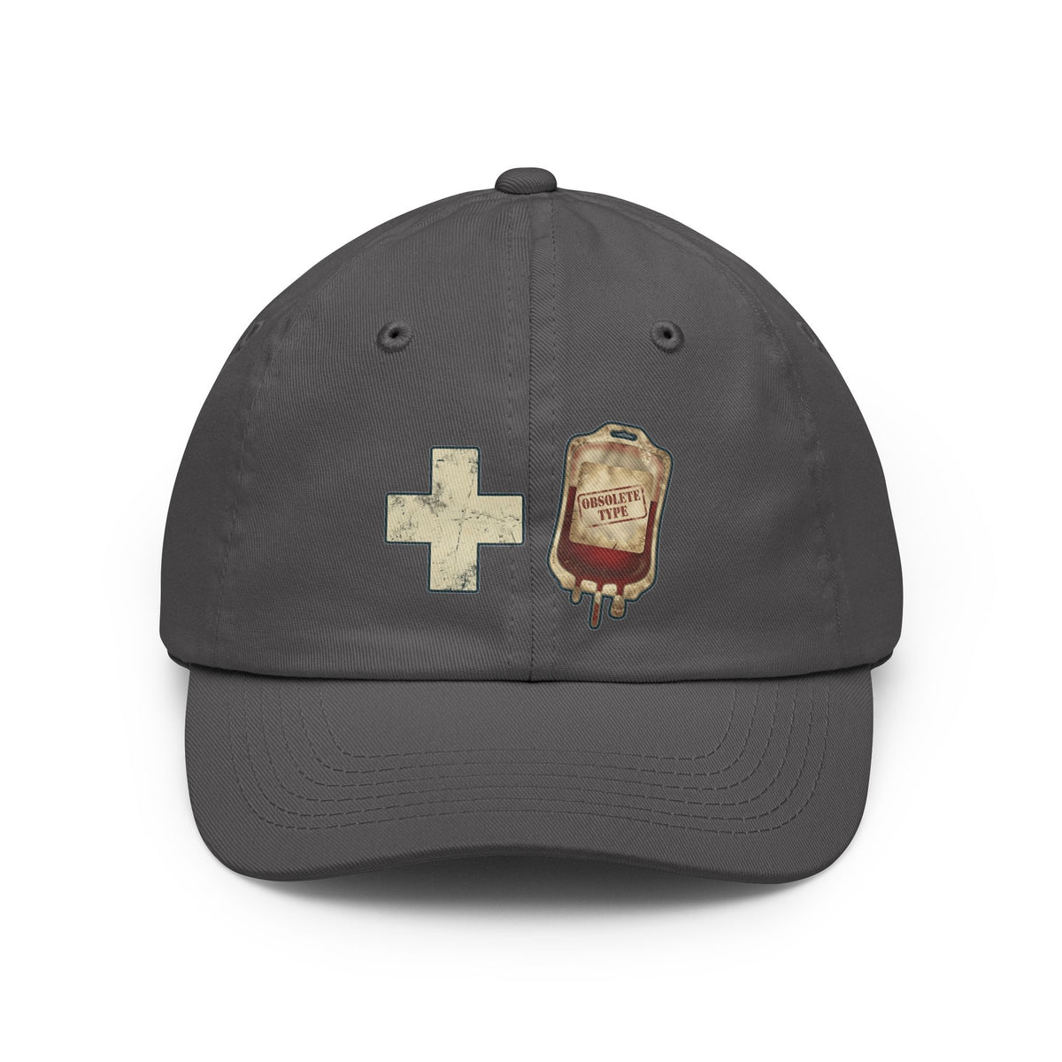 Color: Charcoal | Blood Type Dad Hat