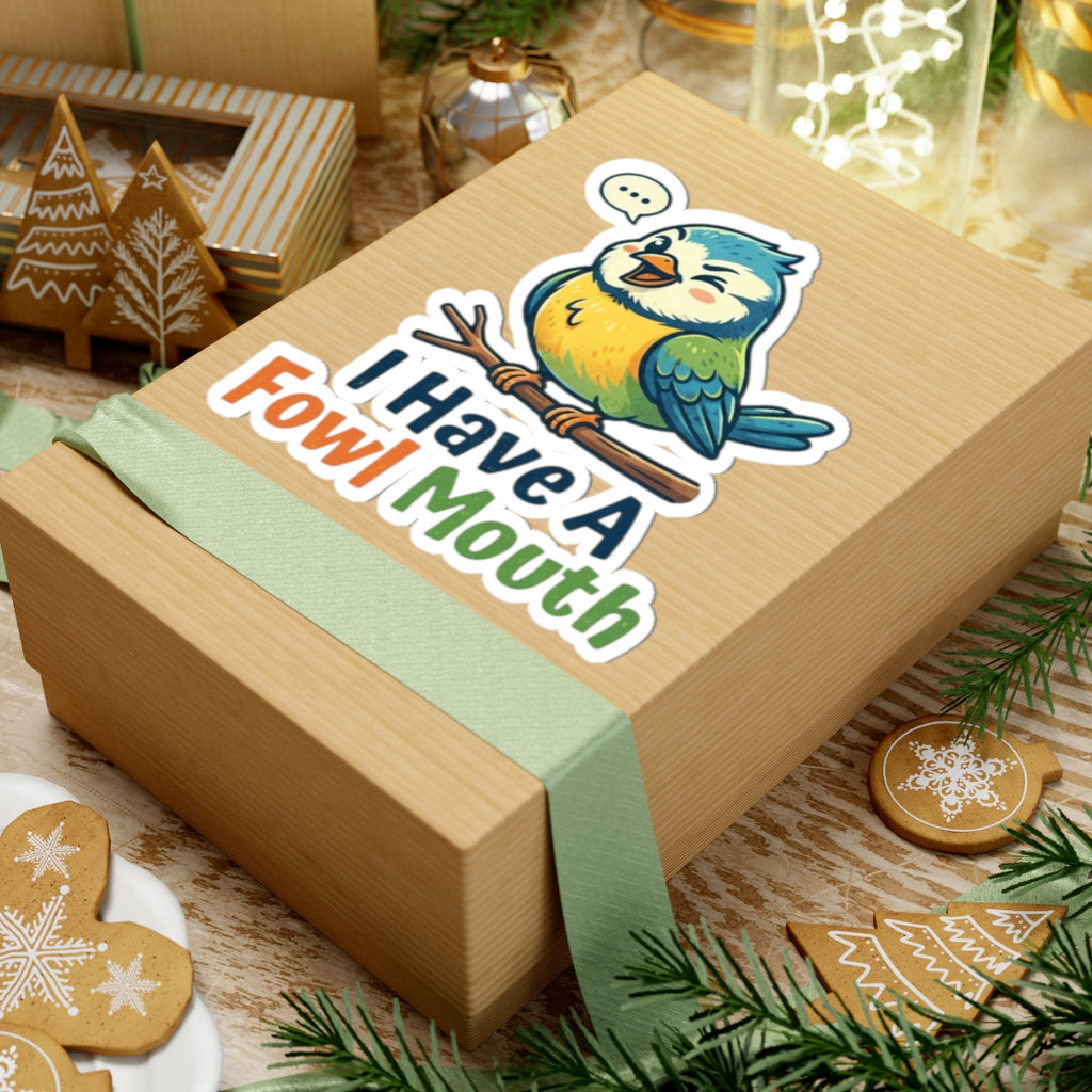 "Fowl Mouth" Sticker — Main