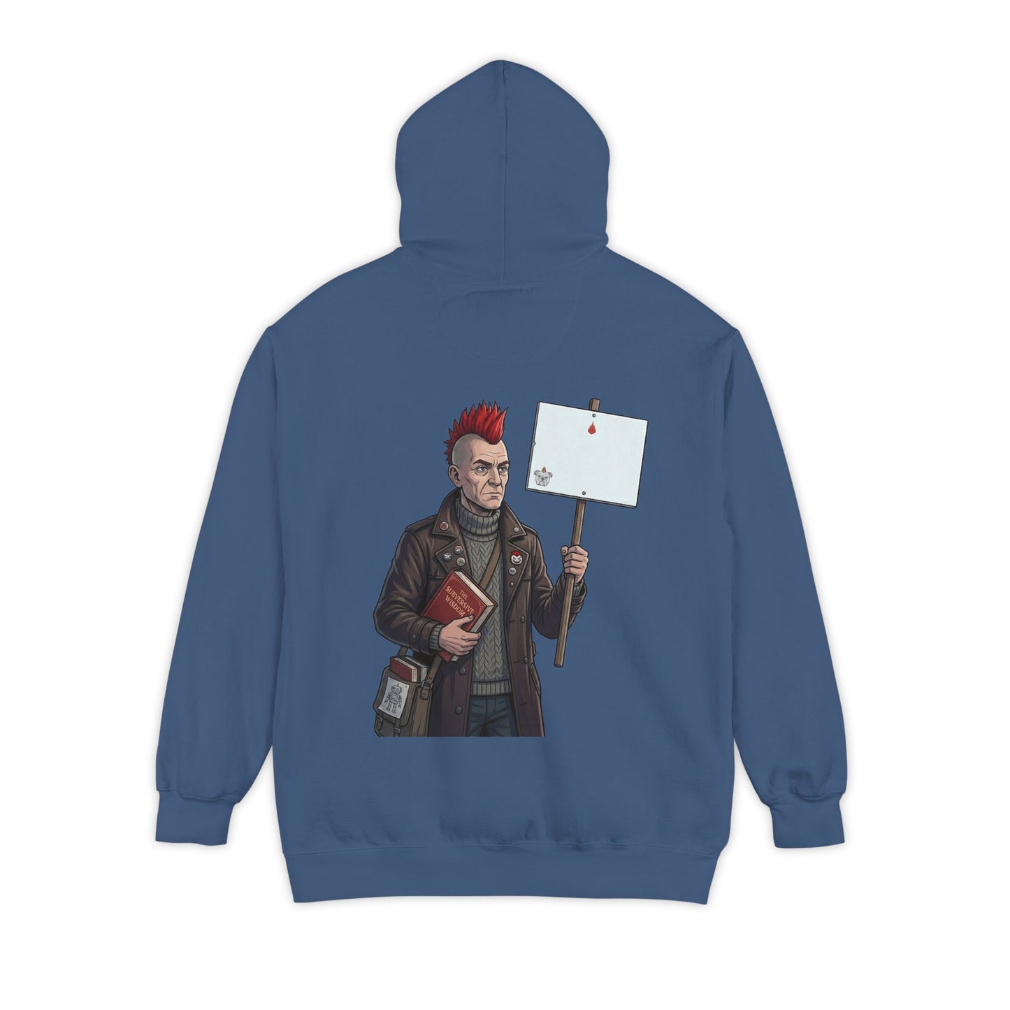 "Quiet" Garment-Dyed Hoodie