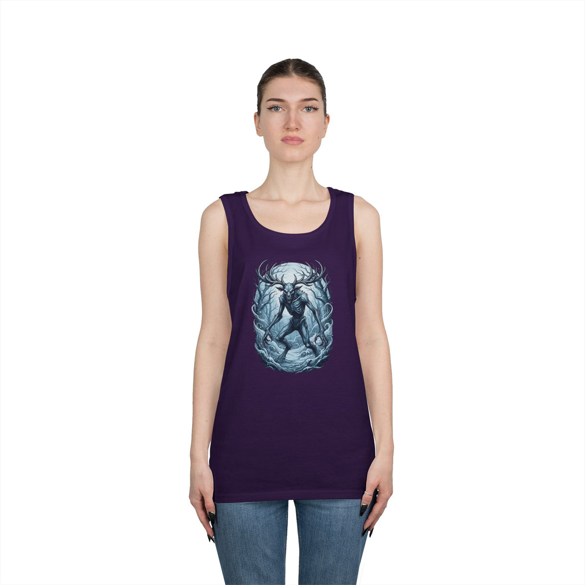 Color: Purple | Wendigo (Algonquian Folklore) Tank Top