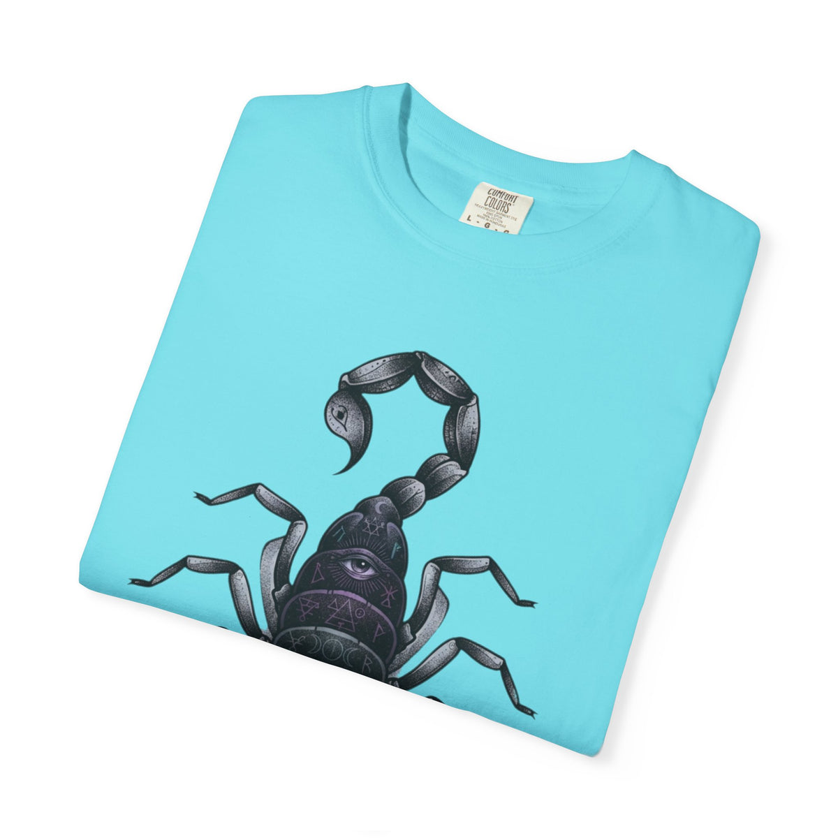"Scorpio The Mystical Scorpion" Unisex Garment-Dyed Tee