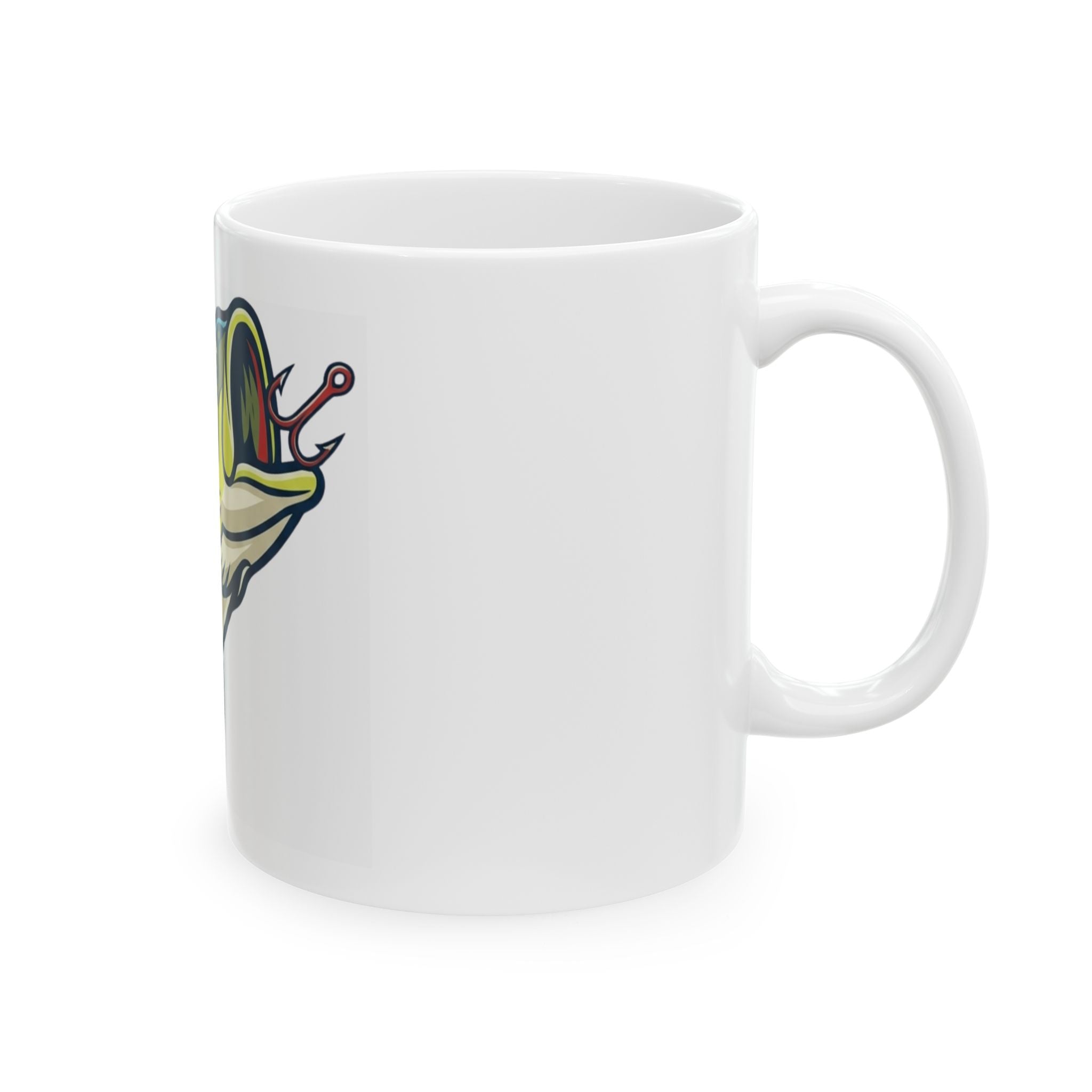 "Jerk Until She Swallows" White Ceramic Mug — Graphic