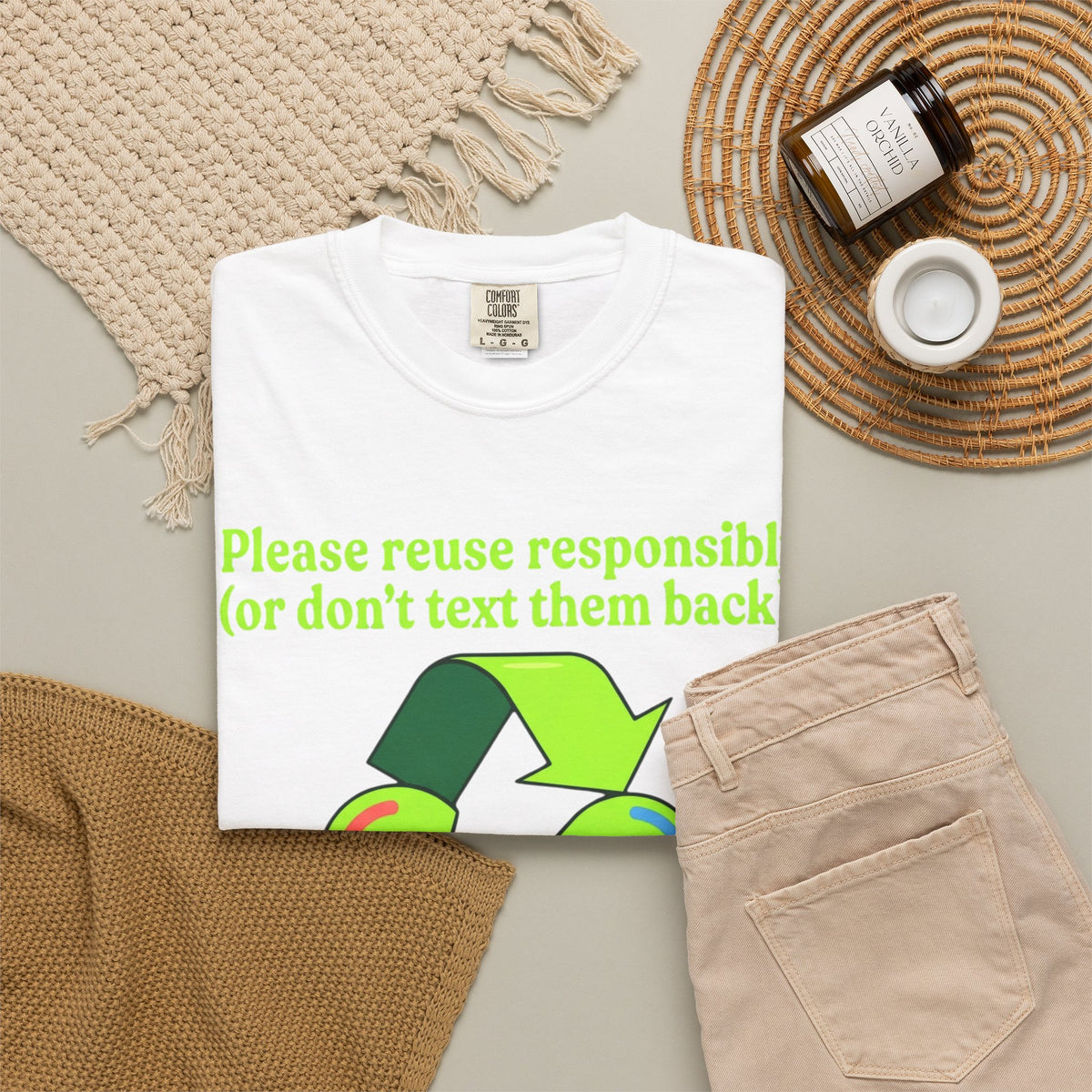 Don't Text Them Back Unisex Garment-Dyed Tee