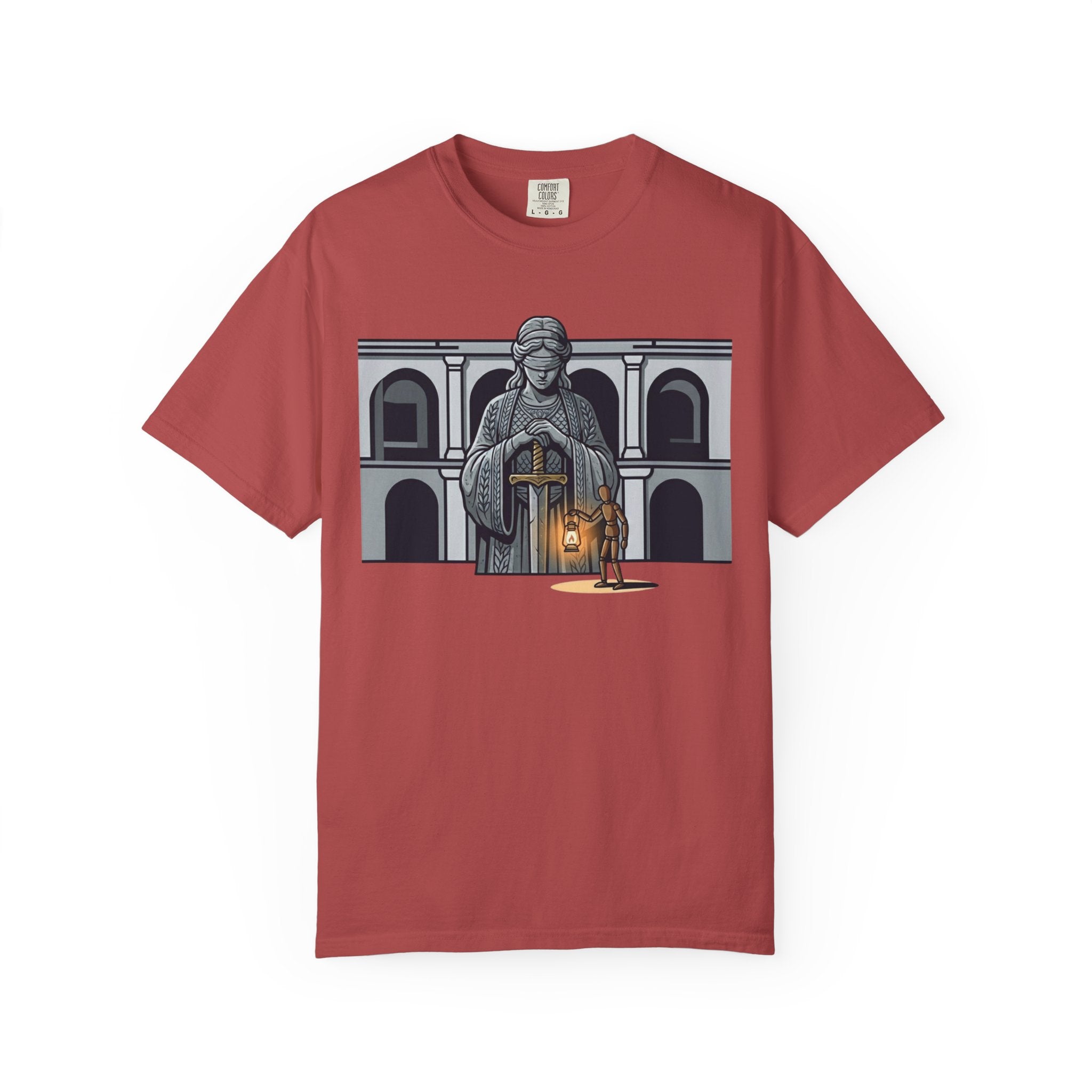 "Blind Justice" Unisex Garment-Dyed Tee
