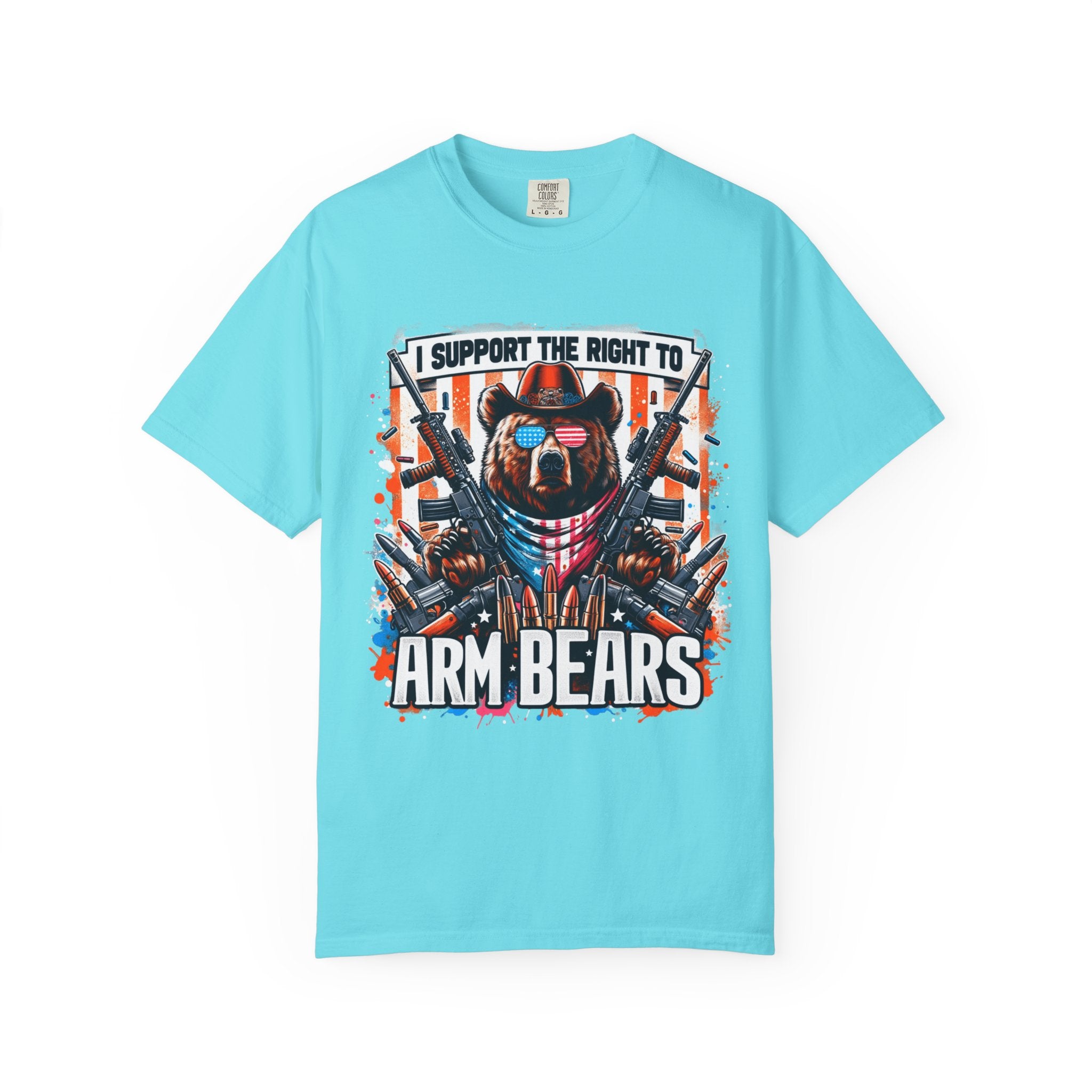 "Right to Arm Bears" Unisex Garment-Dyed T-shirt