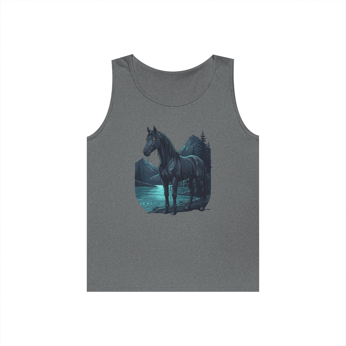 Color: Graphite Heather | Kelpie (Scottish Folklore) Tank Top