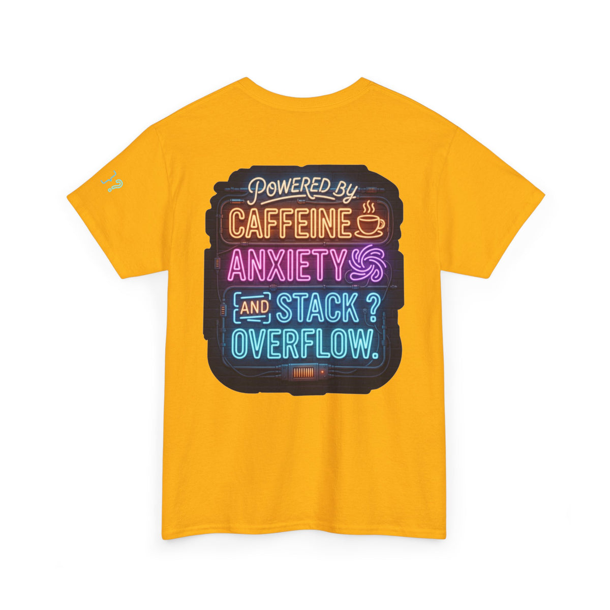 "Caffeine Anxiety And Stack Overflow" Premium Graphic Tee