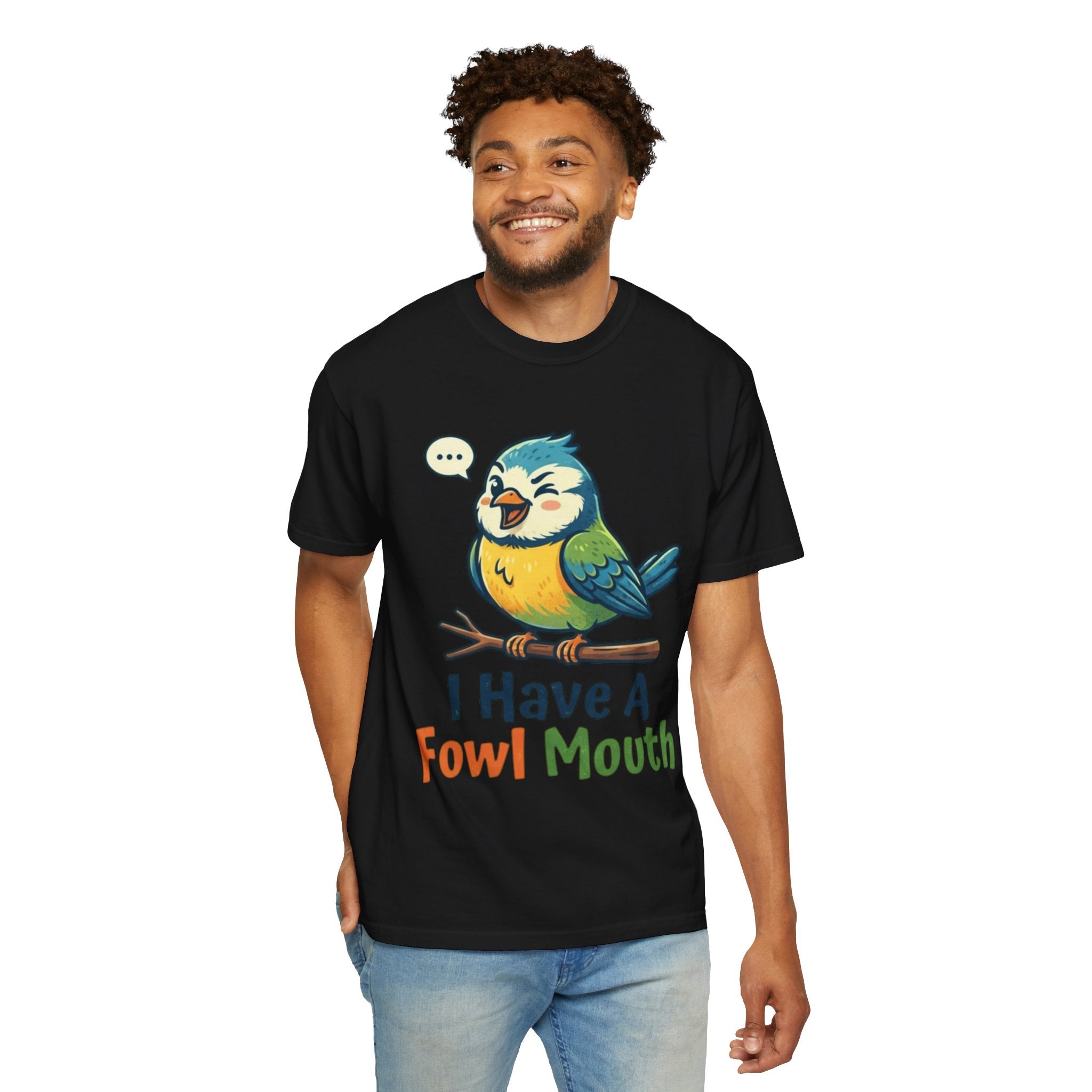 "Fowl Mouth" Unisex Garment-Dyed Tee