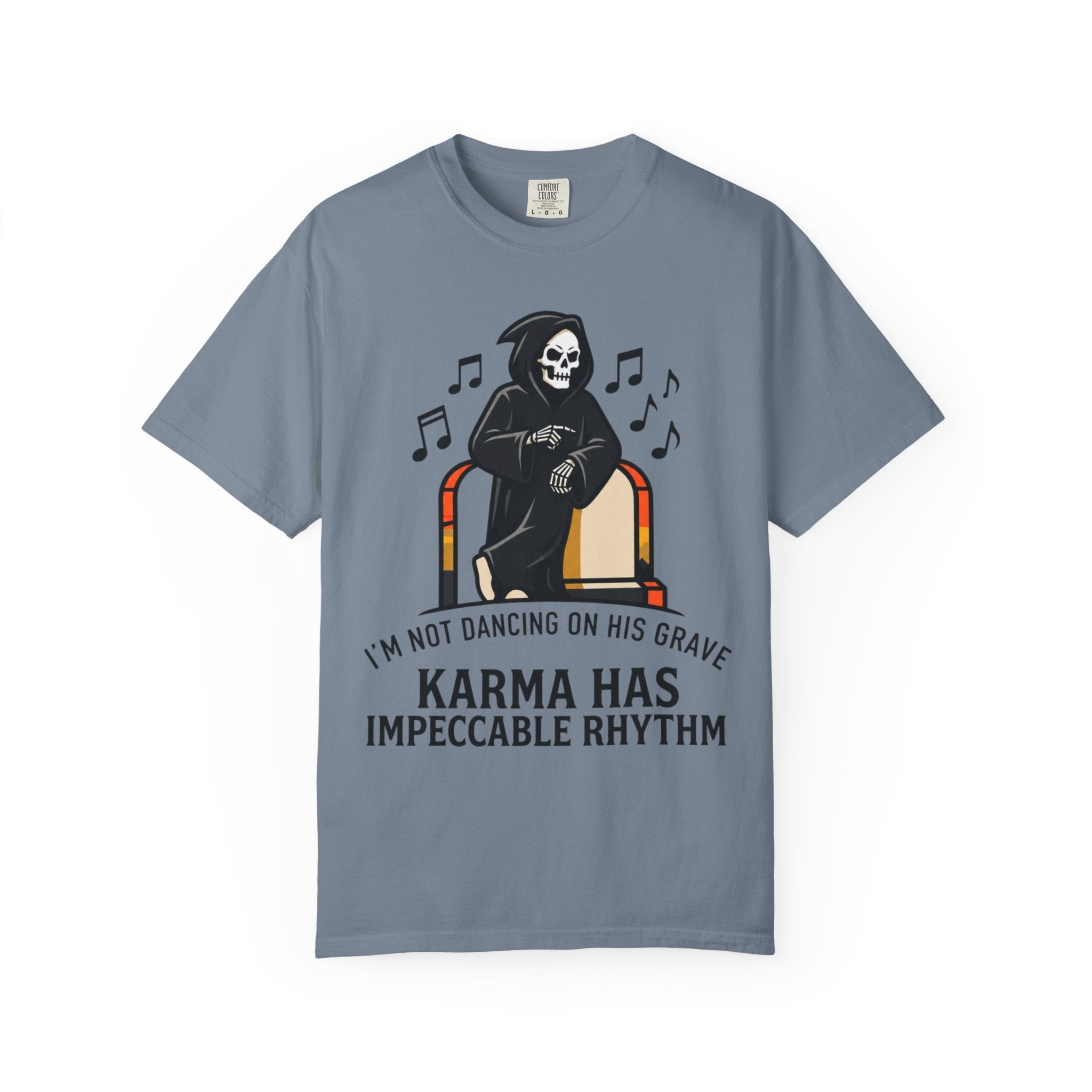 "Dancing On Grave" Unisex Garment-Dyed Tee