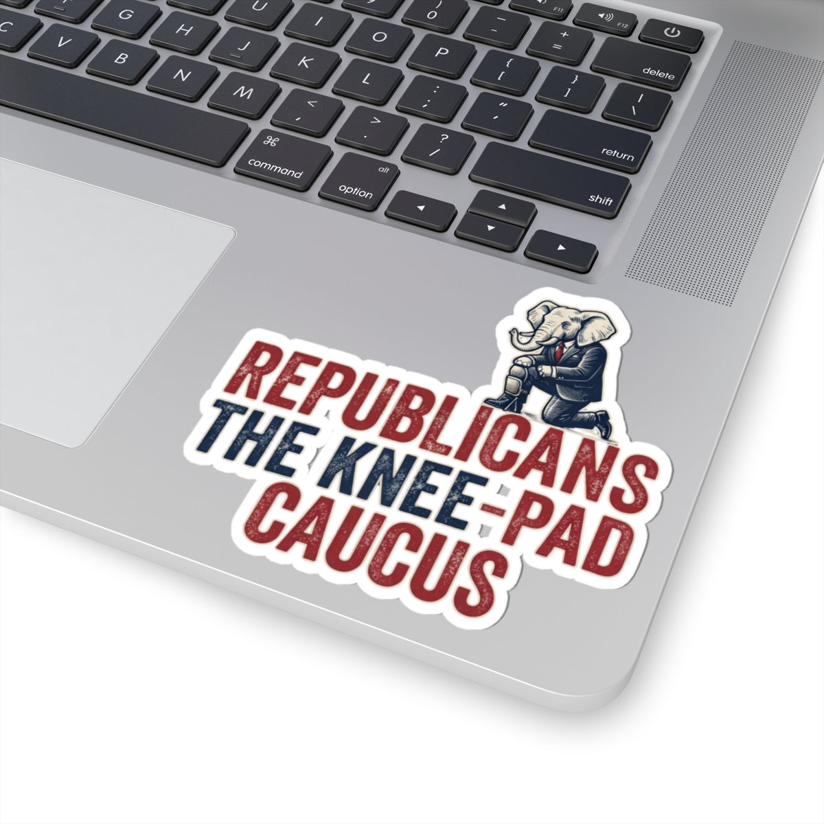 "The Knee Pad Caucus" Sticker — Main