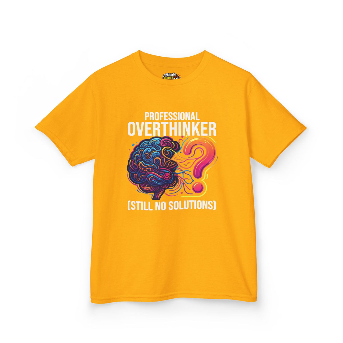 Color: Gold | Professional Overthinker Kids Tee