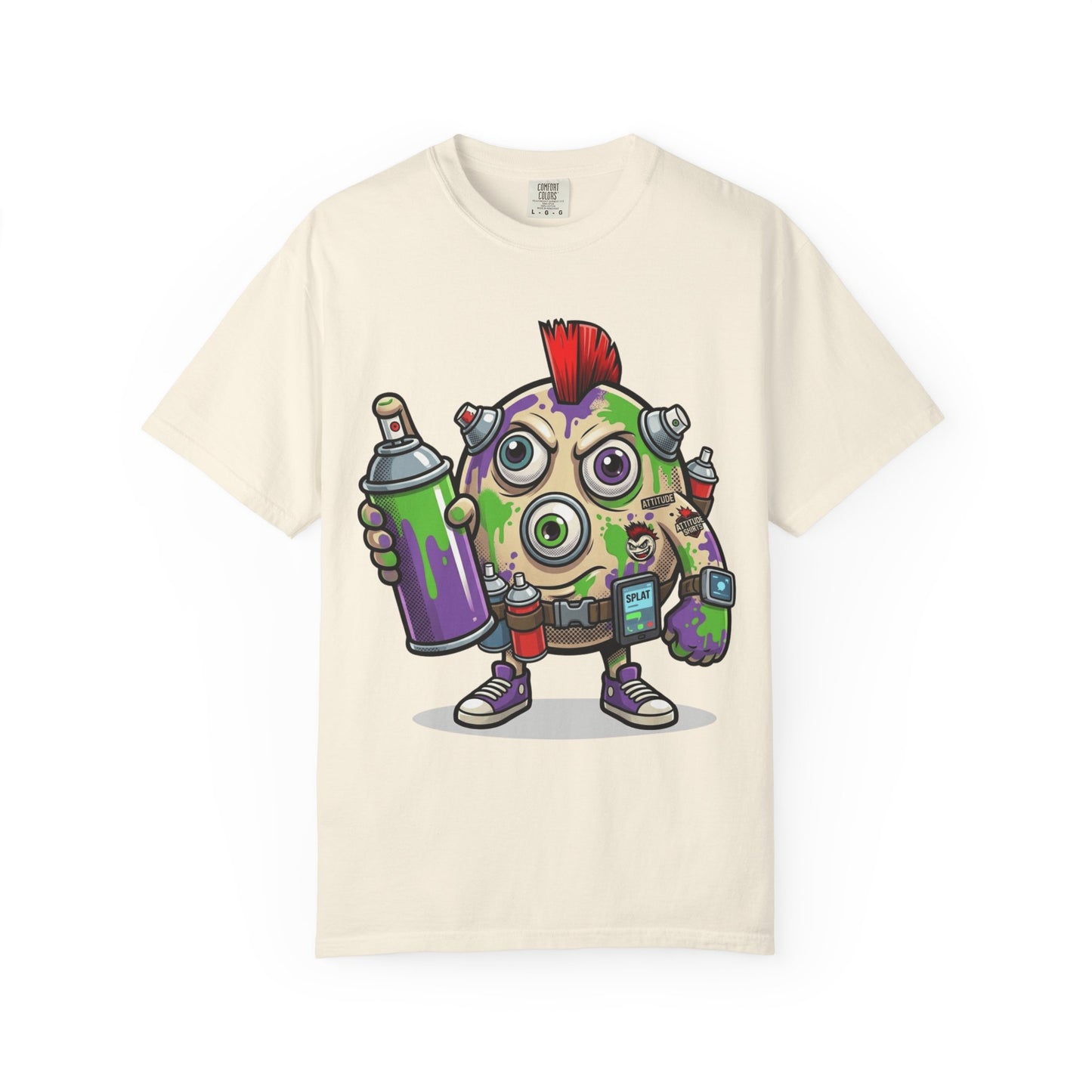"Graffiti" Unisex Garment-Dyed Tee