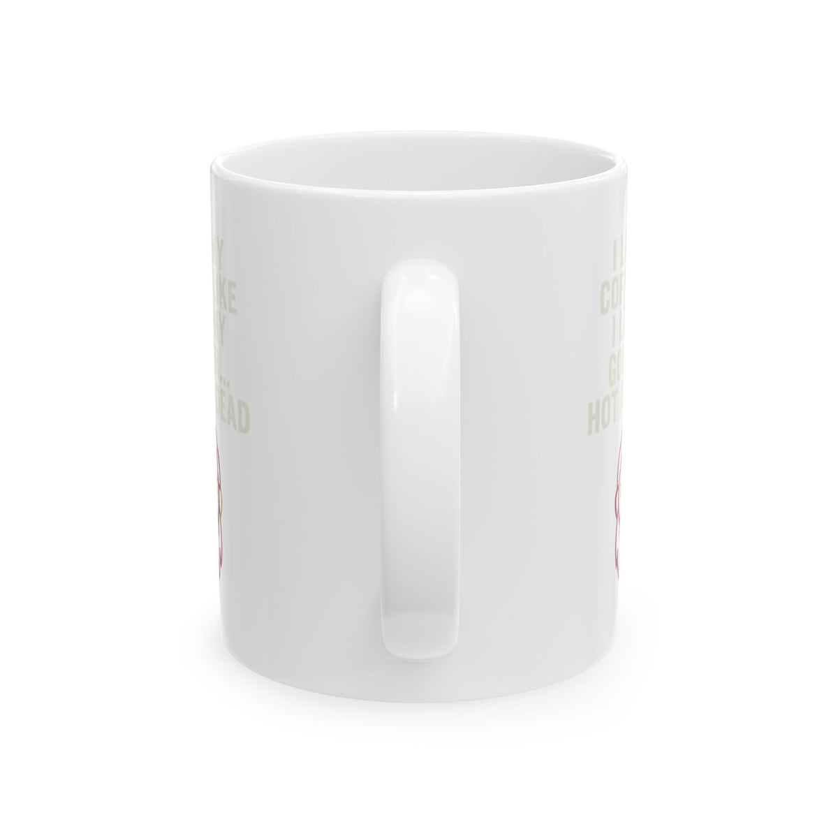"Good Book Series Coffee Hot and Dead" White Ceramic Mug