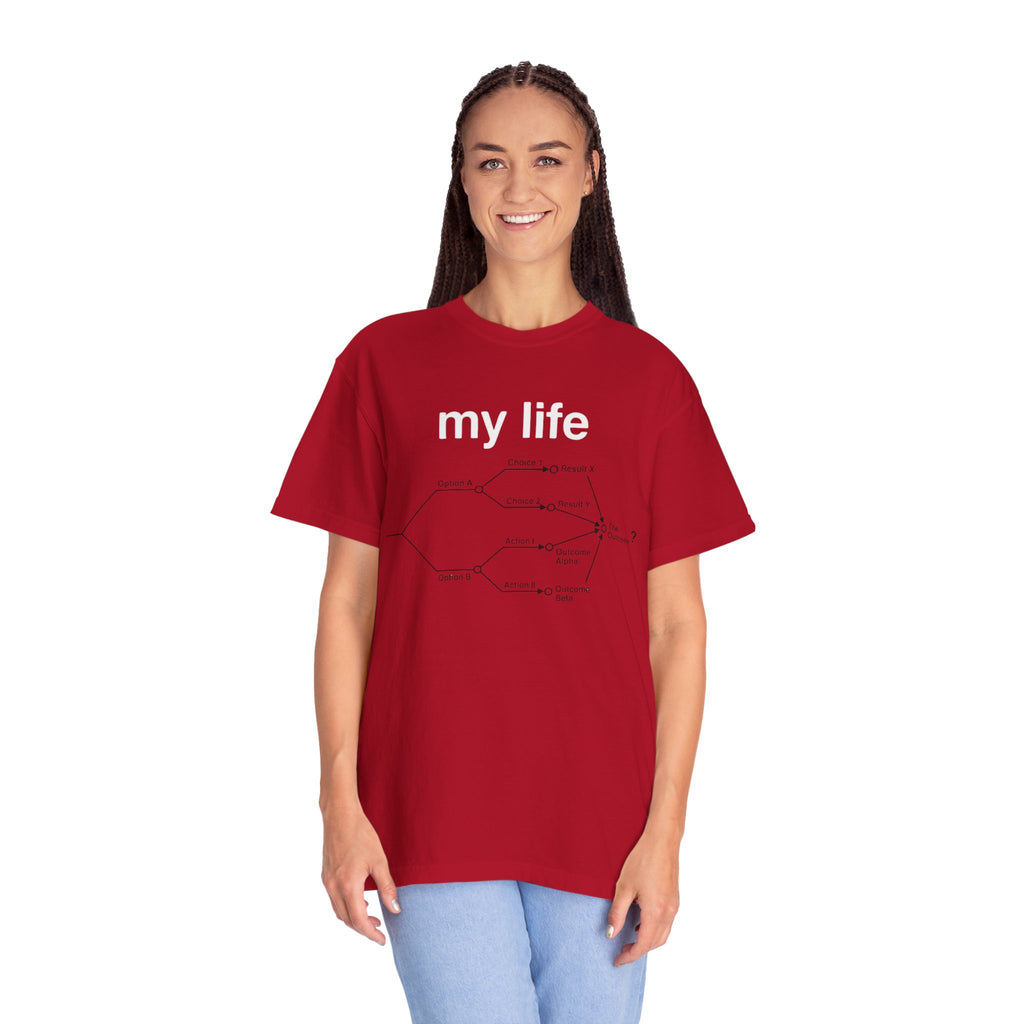 "My Life Decisions" Unisex Garment-Dyed T-shirt