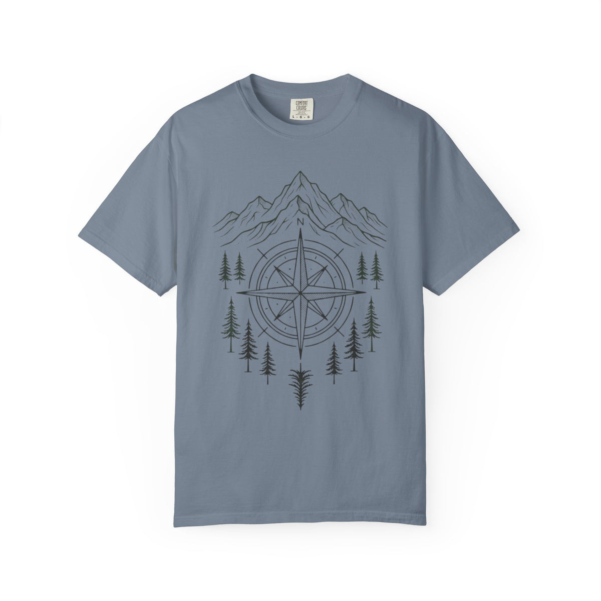 "Compass" Unisex Garment-Dyed Tee
