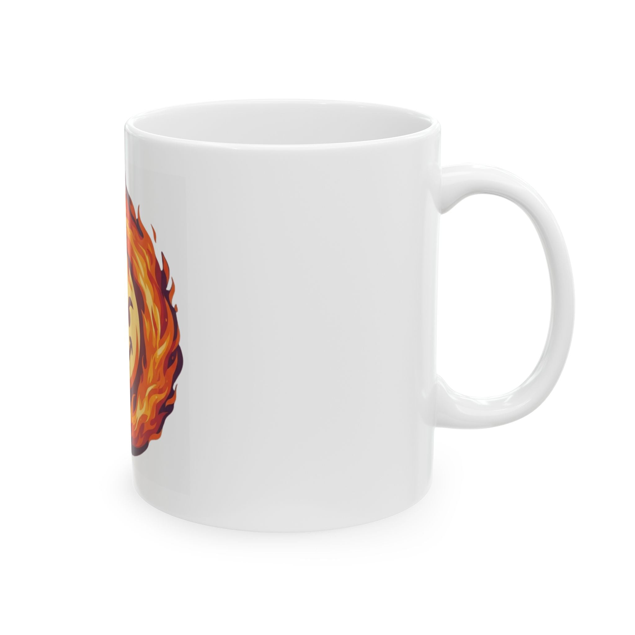 "I'm Going to Hell" White Ceramic Mug — Graphic