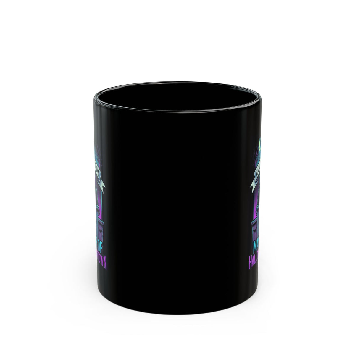 "Mayor Of Halloweentown" Black Ceramic Mug