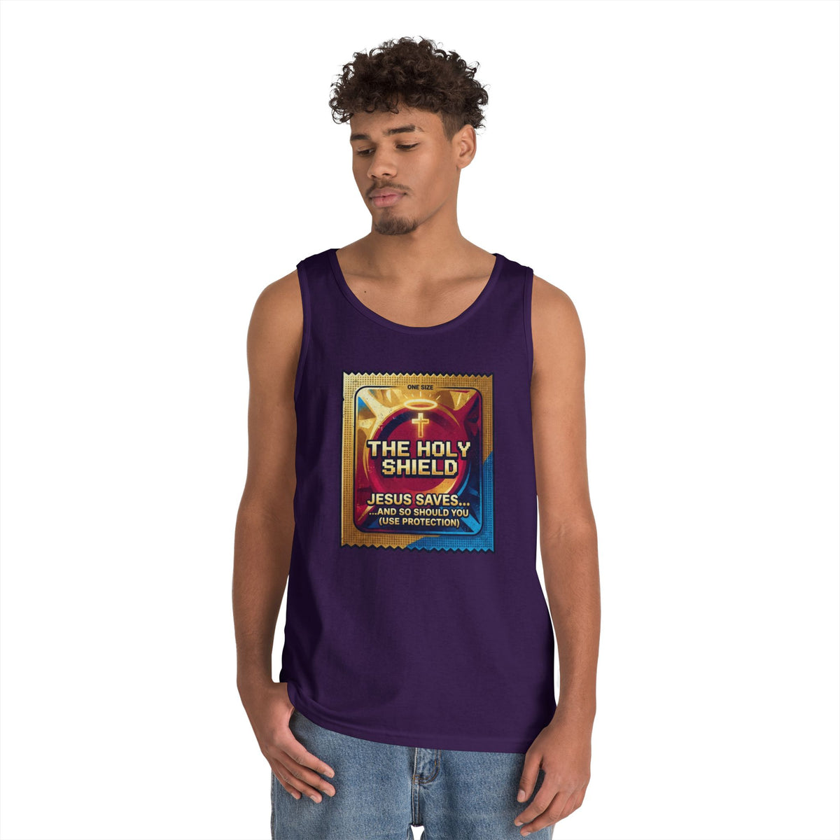 "Good Book Series The Holy Shield" Tank Top