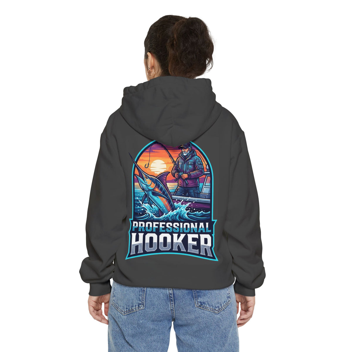 Color: Pepper | Professional Hooker Garment-Dyed Hoodie