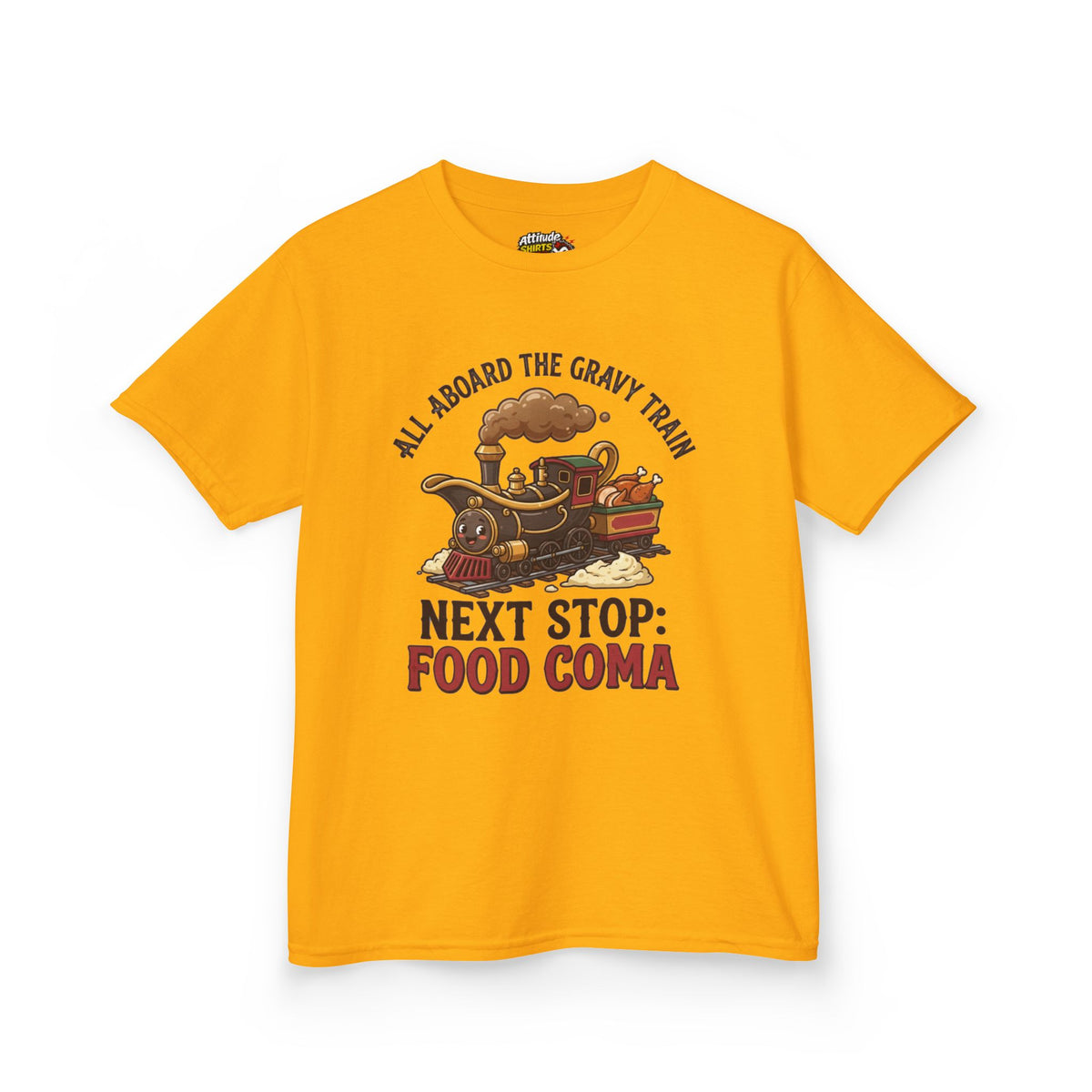 "Next Stop Food Coma" Kids Tee