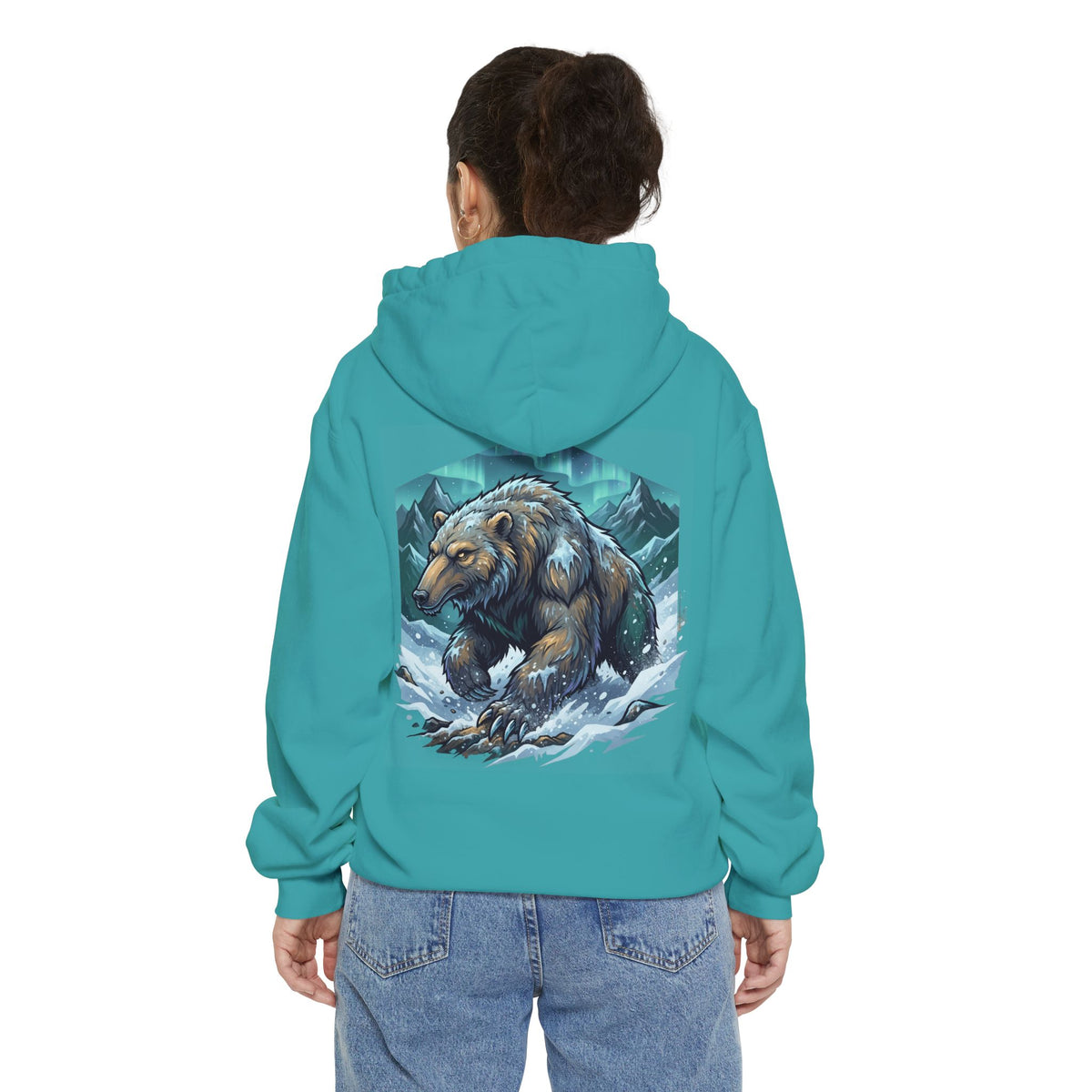 Color: Seafoam | Alioat (Siberian Folklore) Garment-Dyed Hoodie