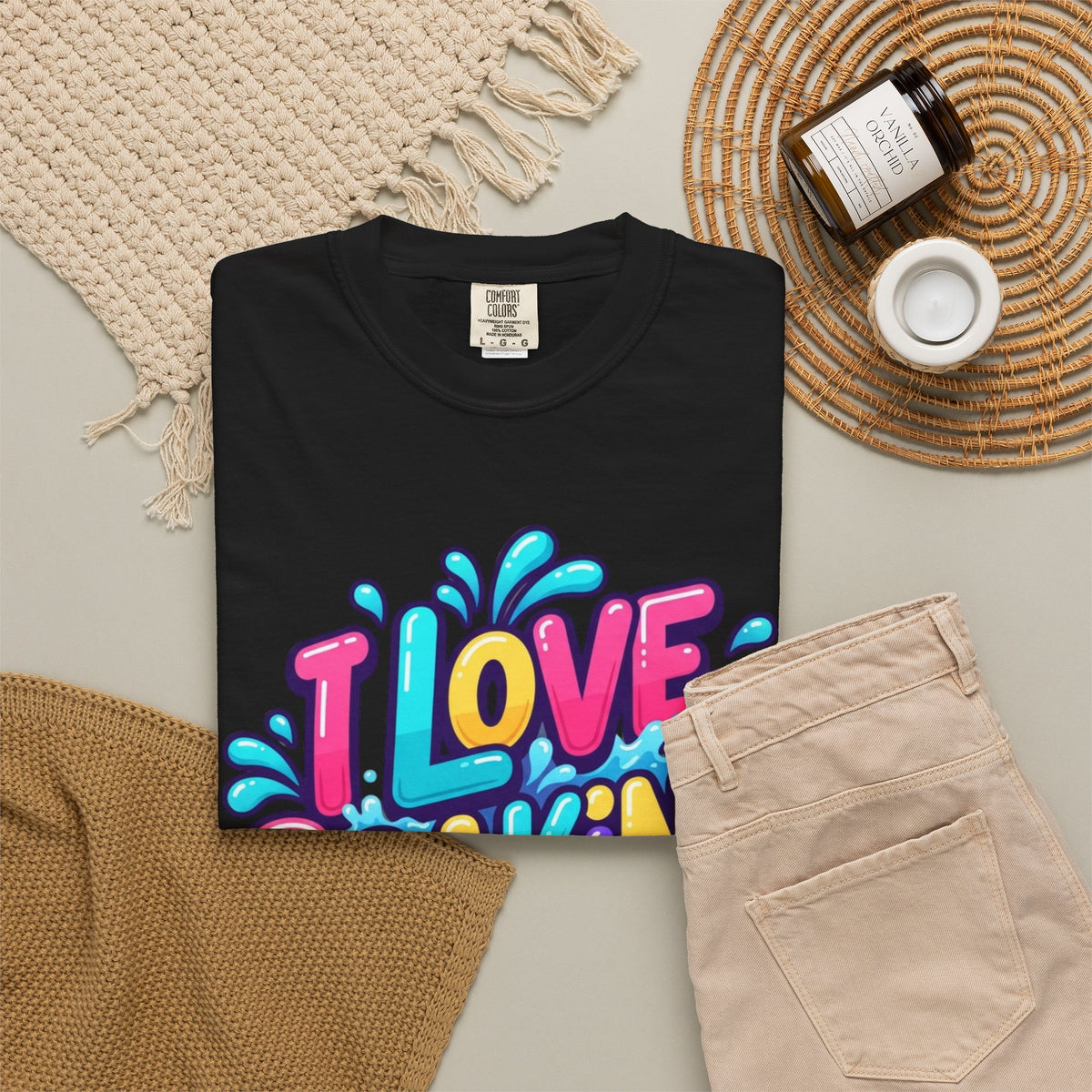 I Love Soaking Unisex Garment-Dyed Tee