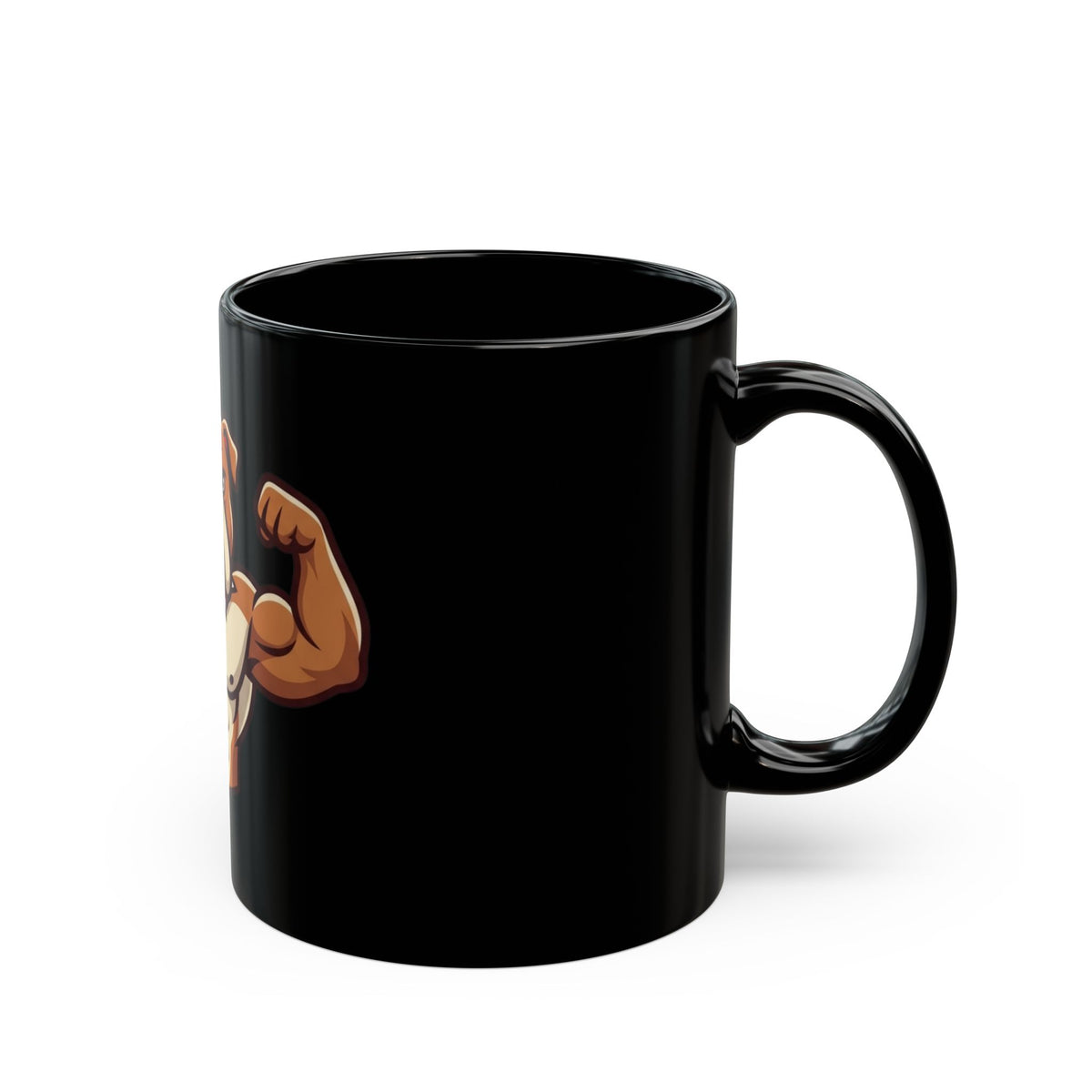 "Bull Credible" Black Ceramic Mug — Graphic