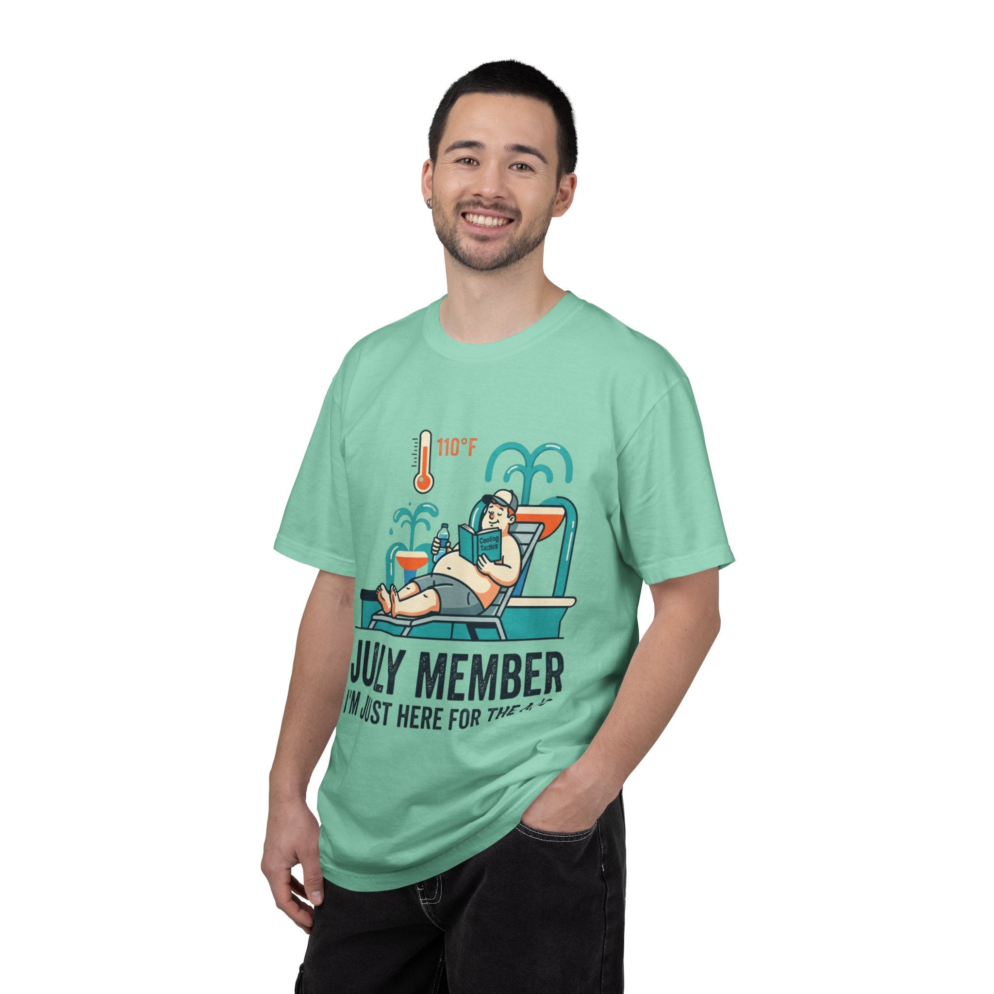"July Member" Unisex Garment-Dyed Tee