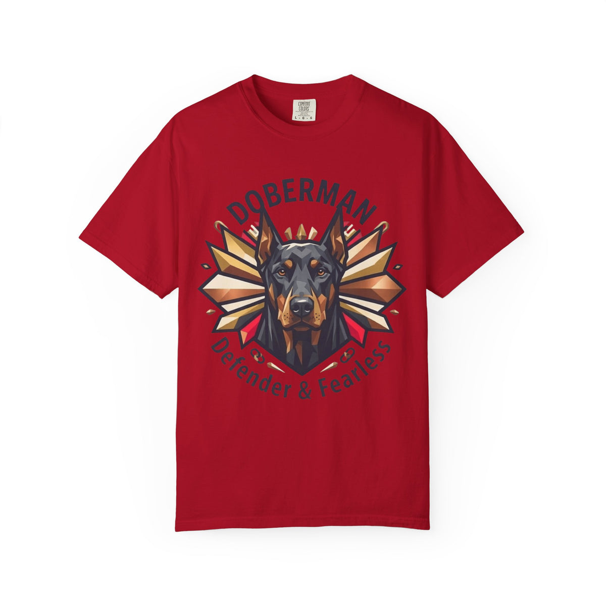 "Doberman Defender" Unisex Garment-Dyed Tee
