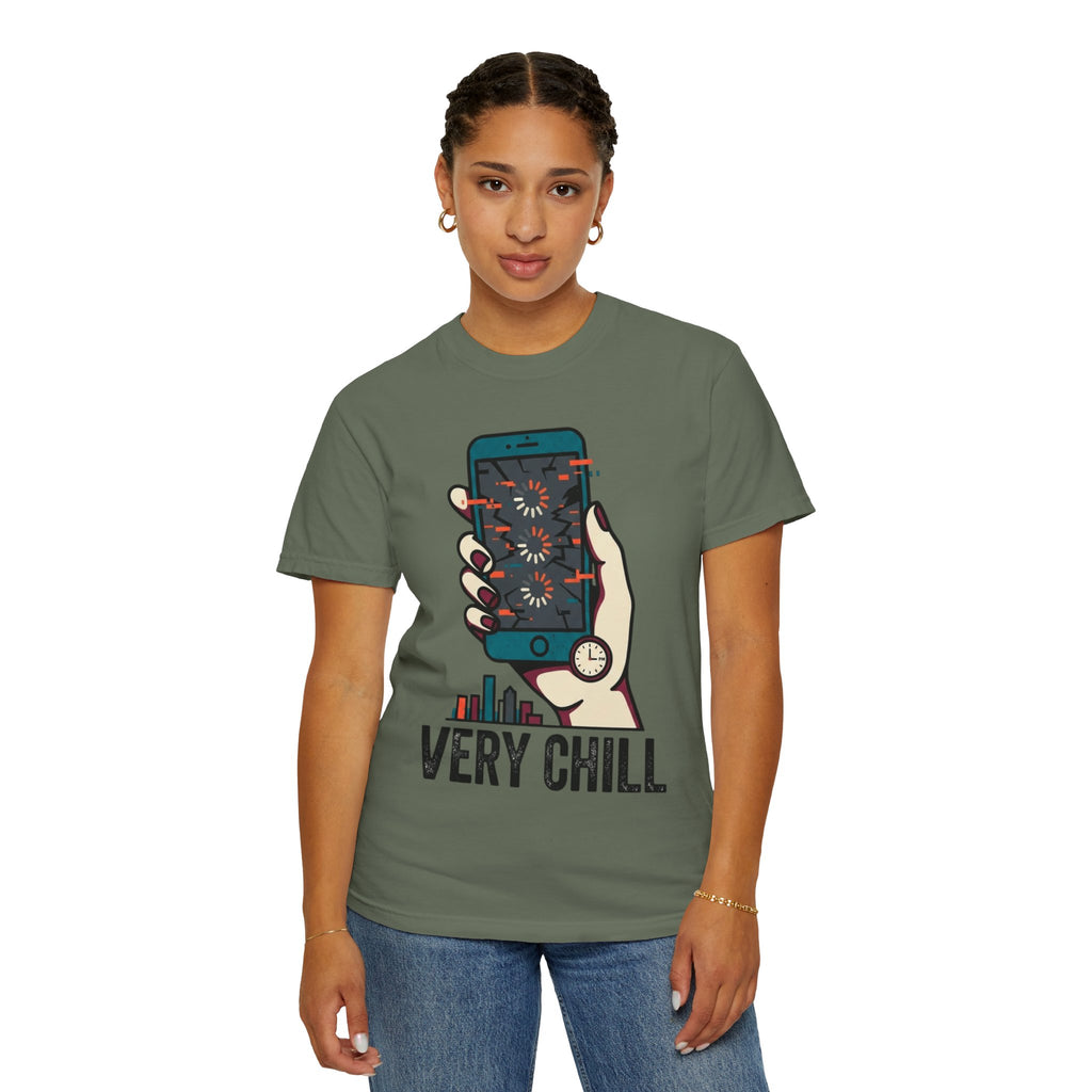 "Very Chill" Unisex Garment-Dyed Tee