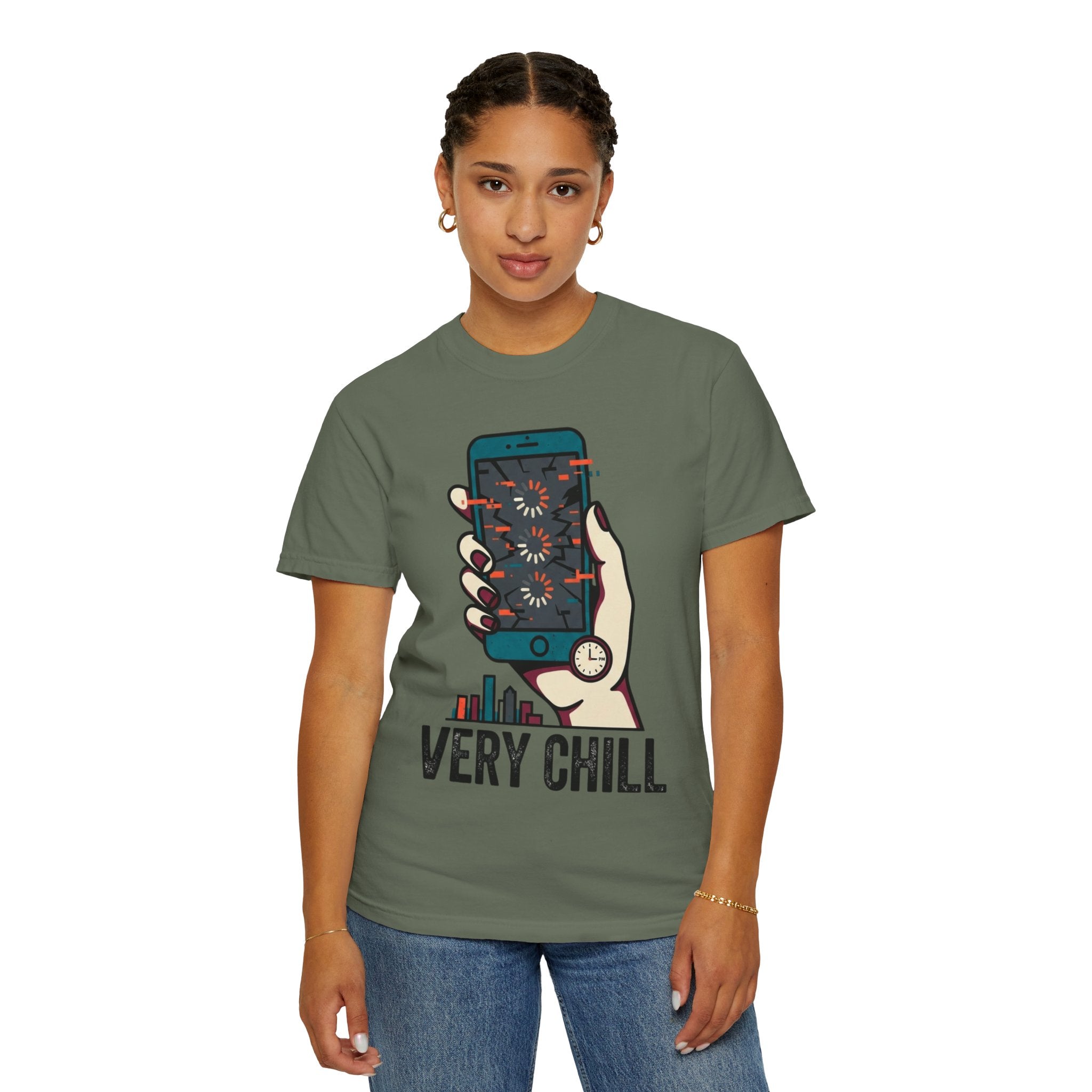 "Very Chill" Unisex Garment-Dyed Tee