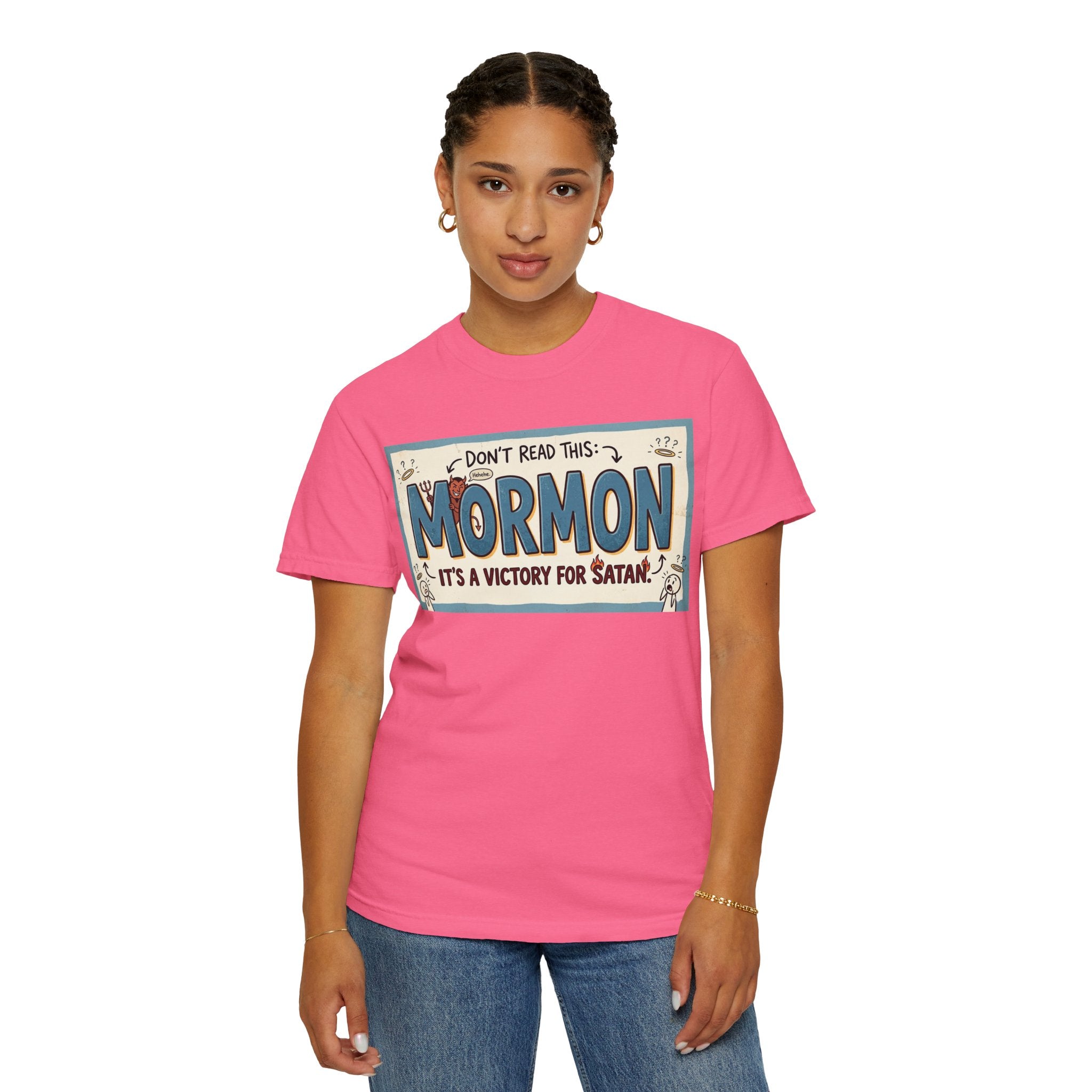 "Victory for Satan T-Shirt" Unisex Garment-Dyed T-shirt